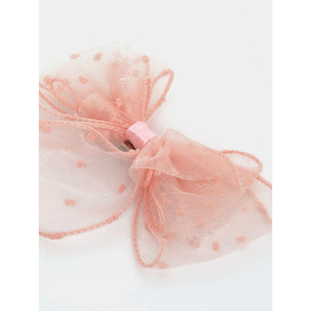 مشبك شعر بتفاصيل شبكية وربطة فيونكة-girls-accessories-jewellery-image-2
