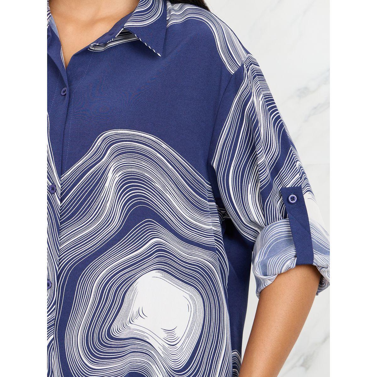 Styli Swirl Print Shirt Midi Dress-women-clothing-dresses-image-4