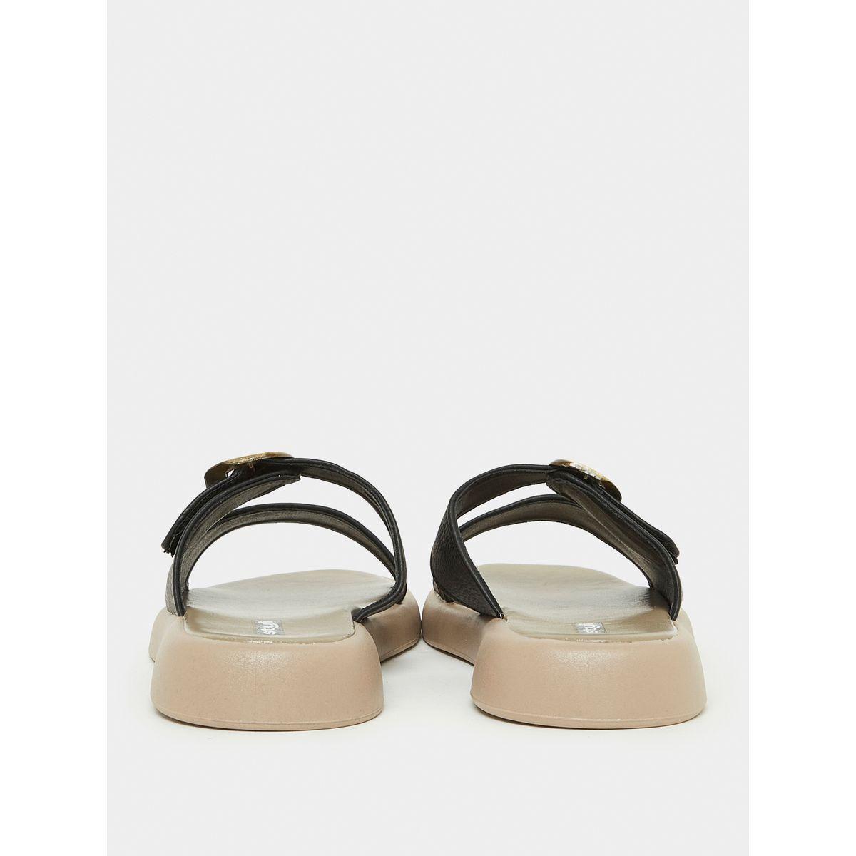 Styli Buckle Strap Flat Sandals-women-shoes-sandals-flats-image-5