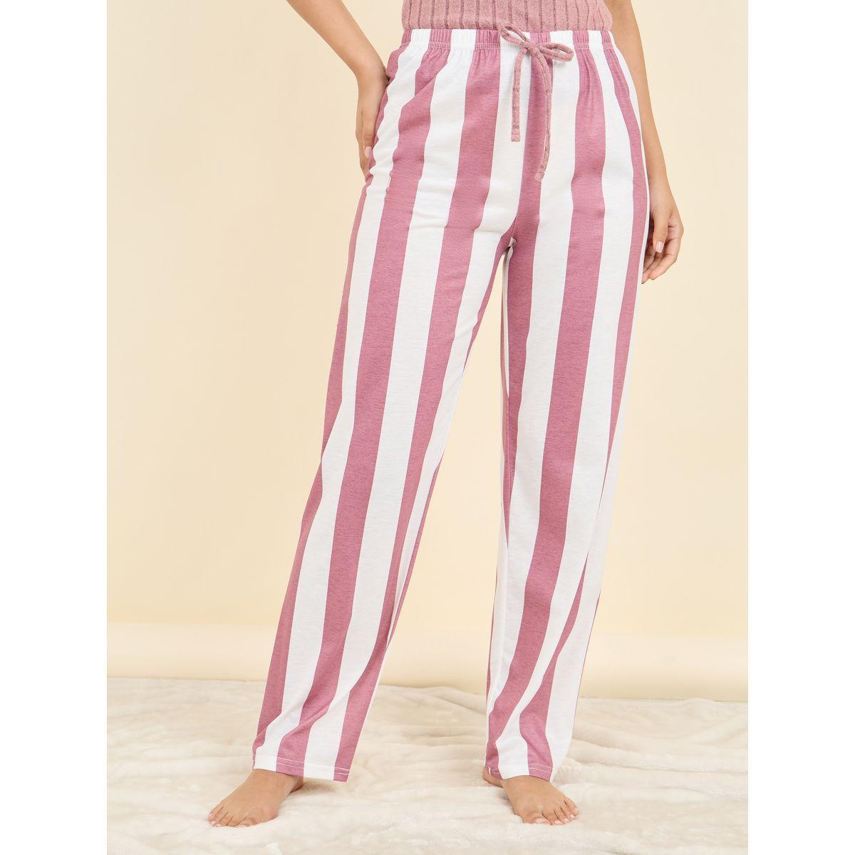 Styli Unwind Ribbed Cami and Striped Pyjama Set-women-clothing-nightwear-pyjamas-longsets-image-6