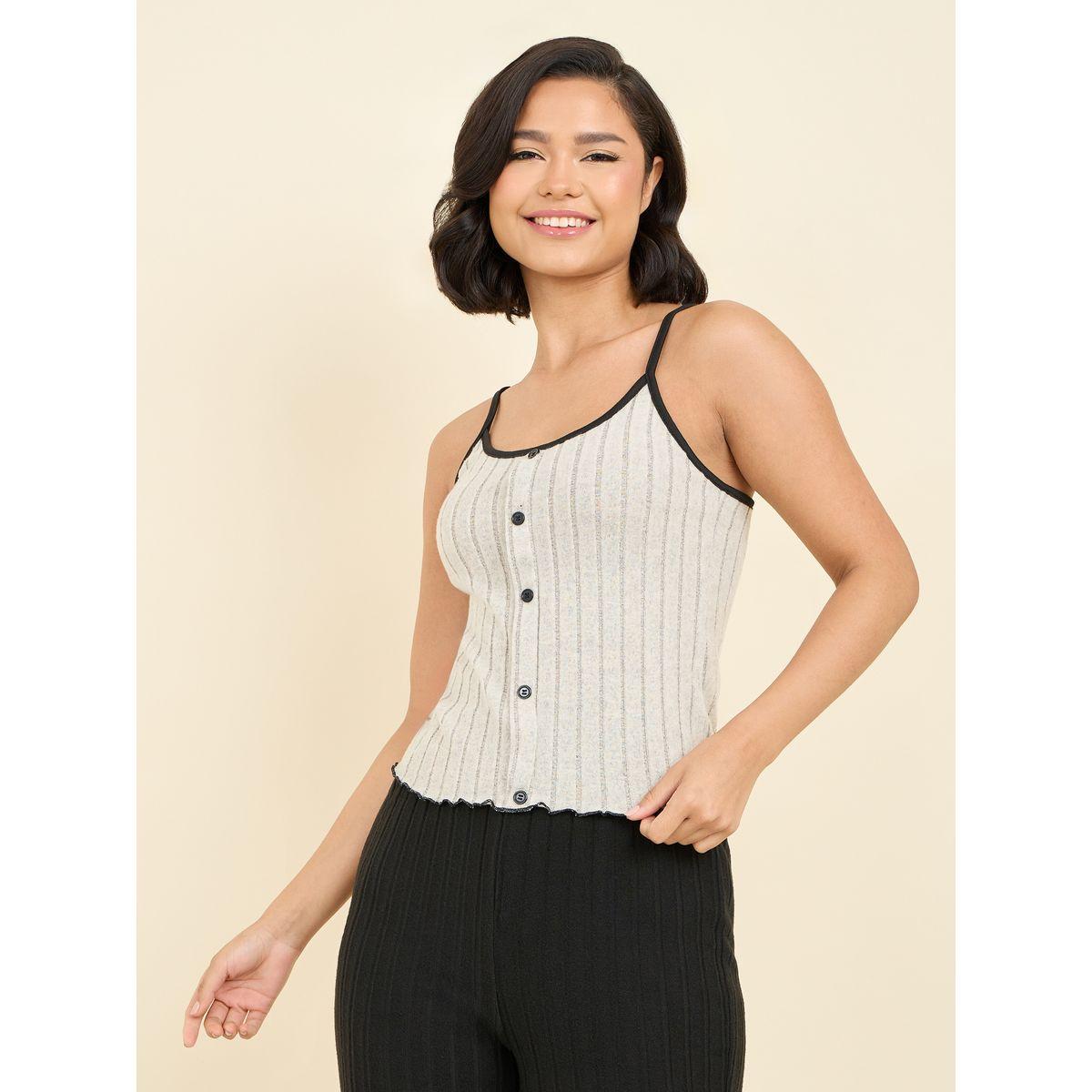 طقم من بنطال بيجاما مع بلوزة كامي بازرار غلق-women-clothing-nightwear-pyjamas-longsets-image-3