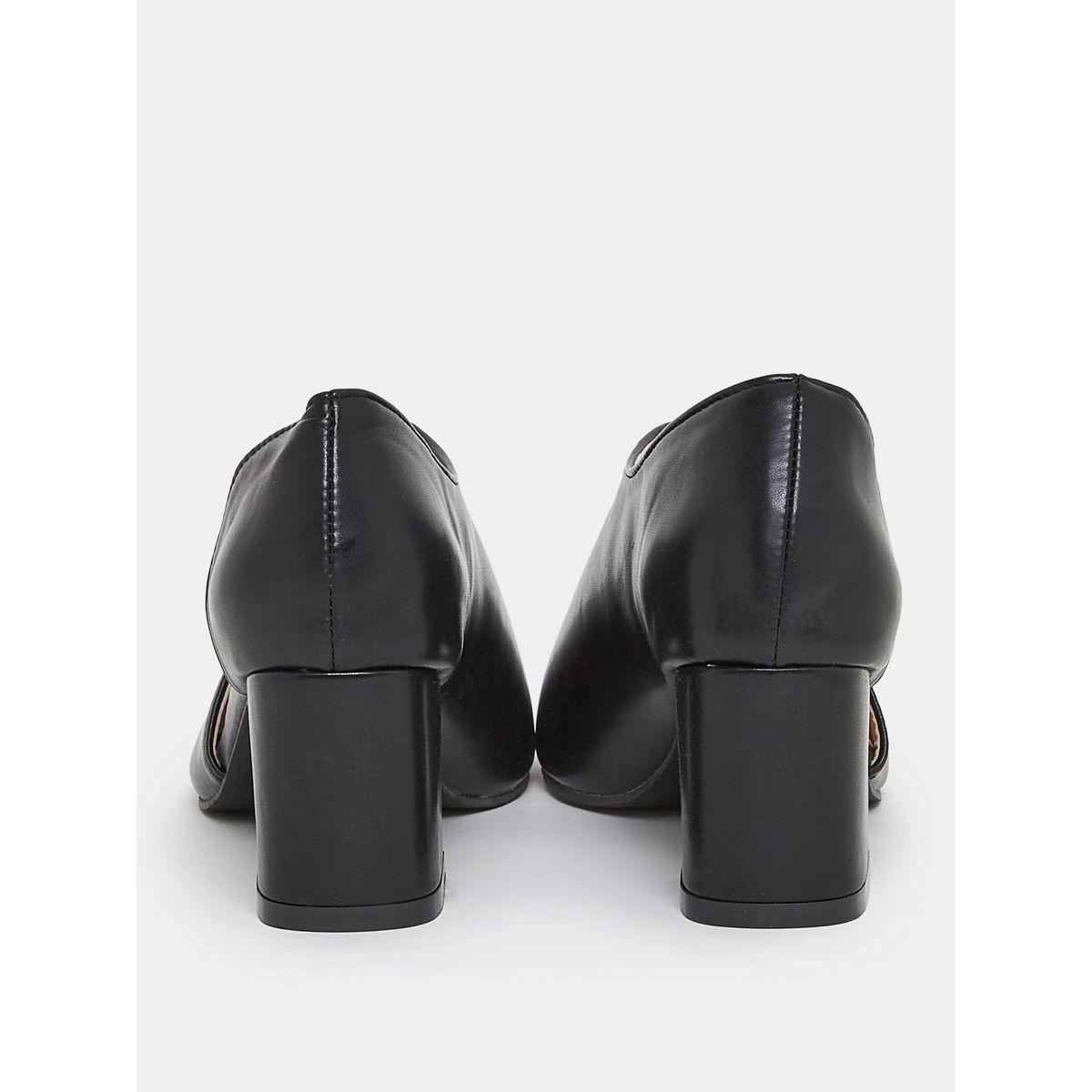 Styli Diagonal Wide Strap Block Heel Sandals-women-shoes-heels-image-5