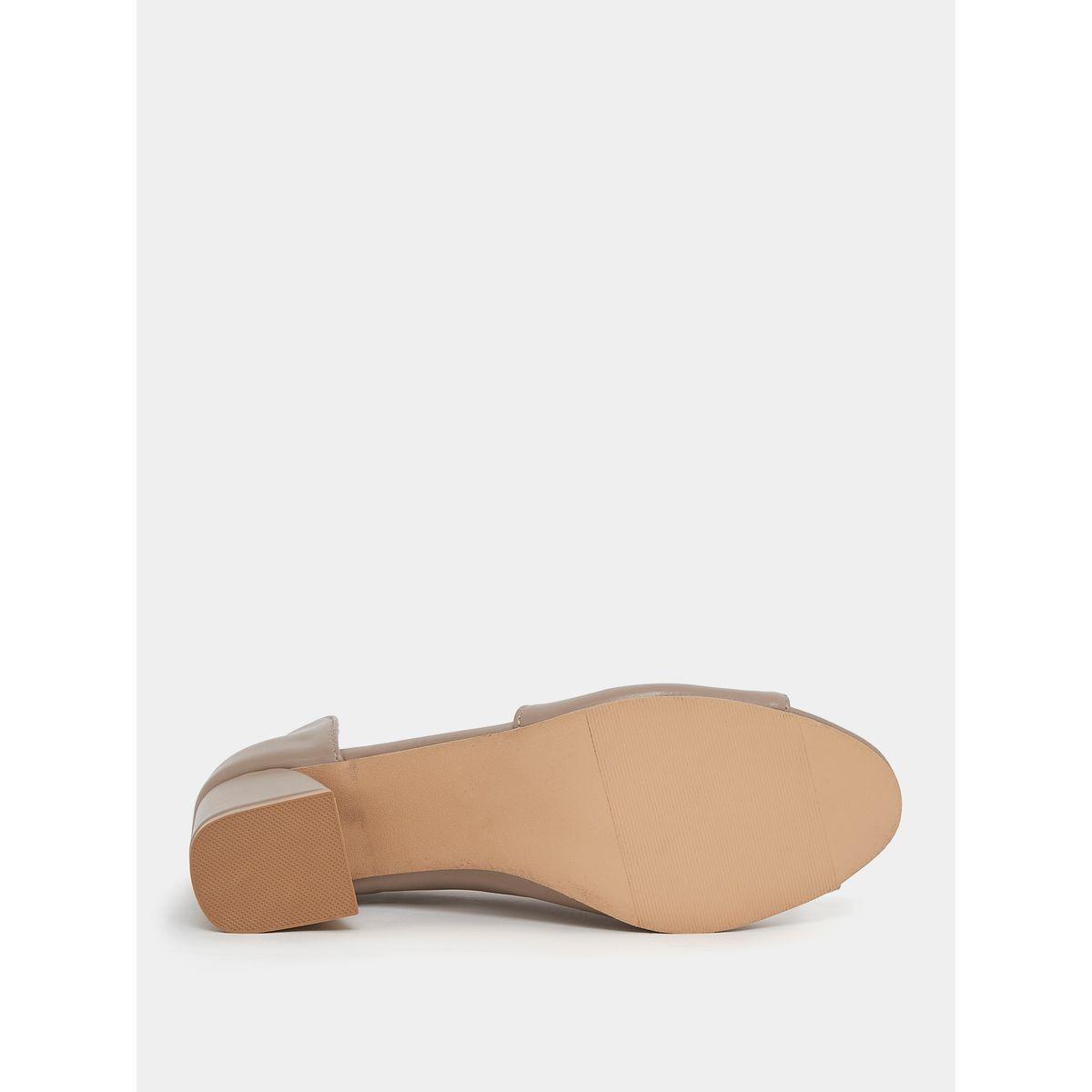 Styli Diagonal Wide Strap Block Heel Sandals-women-shoes-heels-image-7