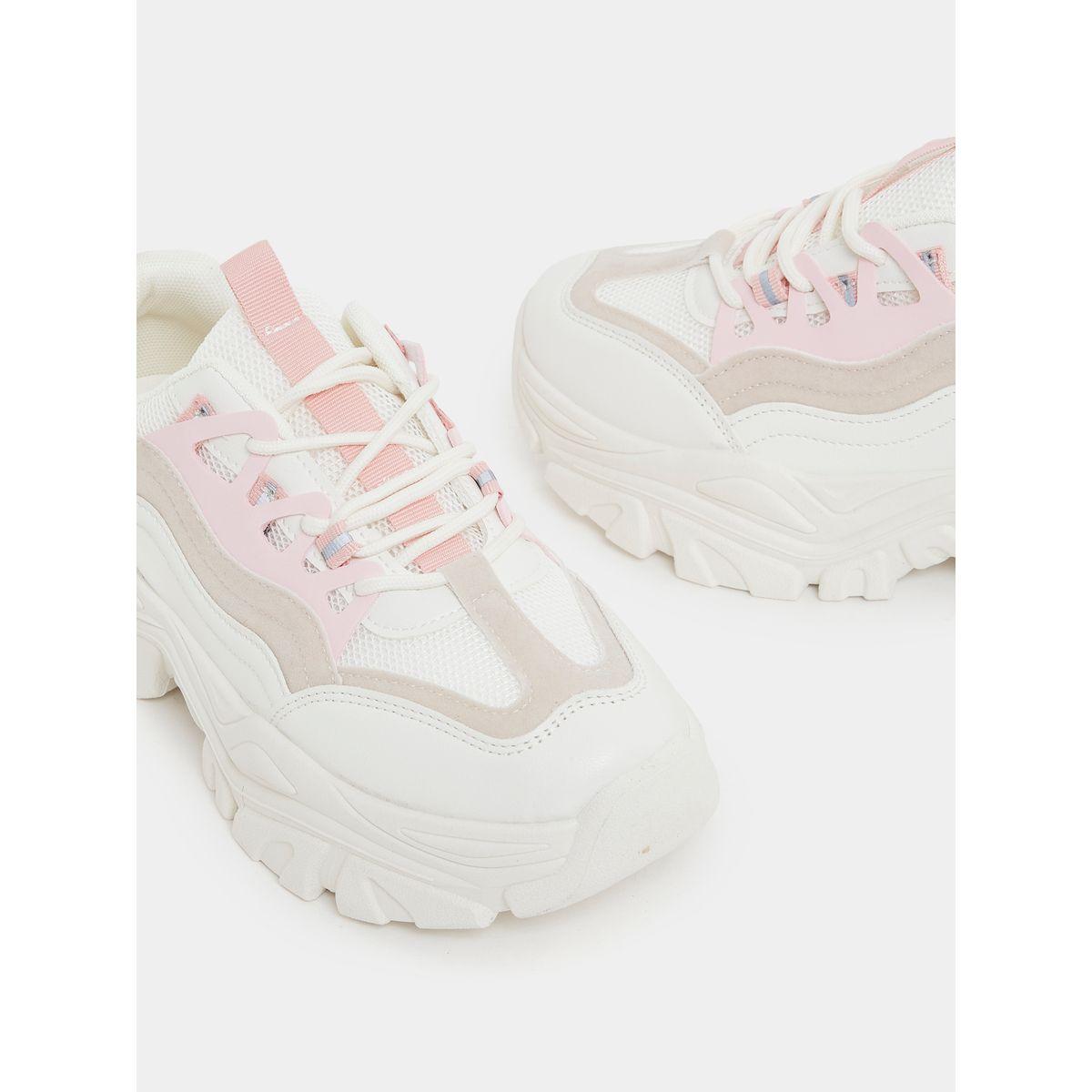 Styli Colorblock Lace Up Chunky Sneakers-women-shoes-sneakers-image-4