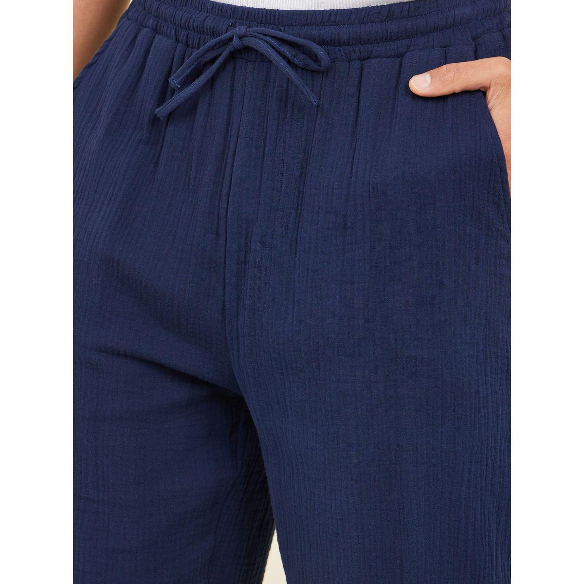 بنطال بتفاصيل بارزة الملمس مع جيب-men-clothing-bottoms-joggers-image-3