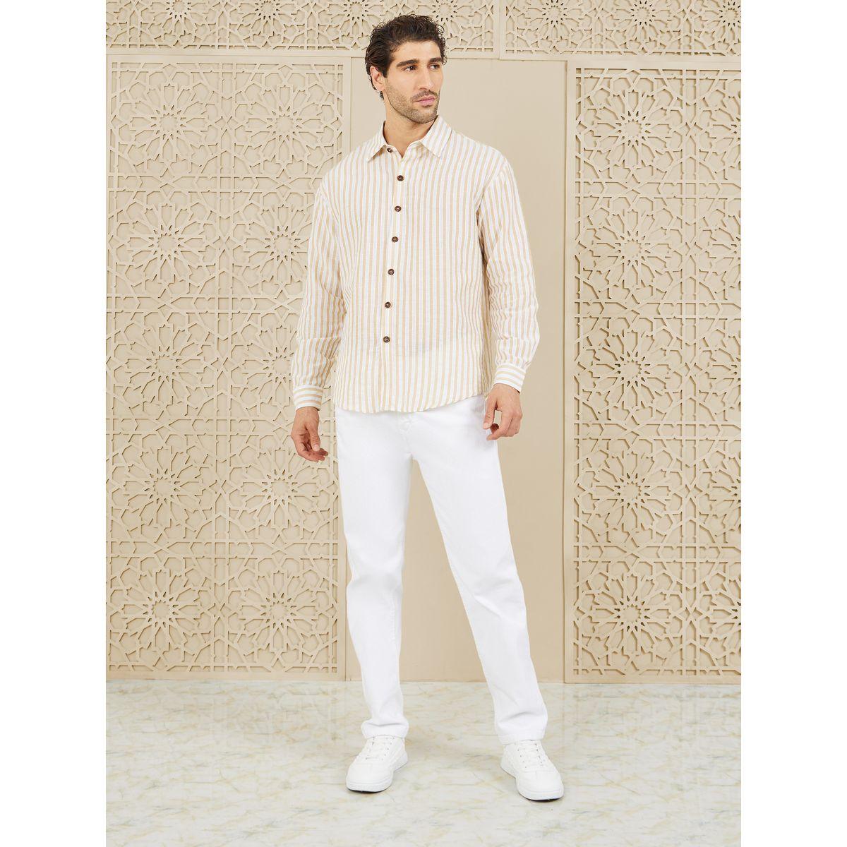 Styli Limited Striped Button Down Collar Shirt-men-clothing-shirts-image-4