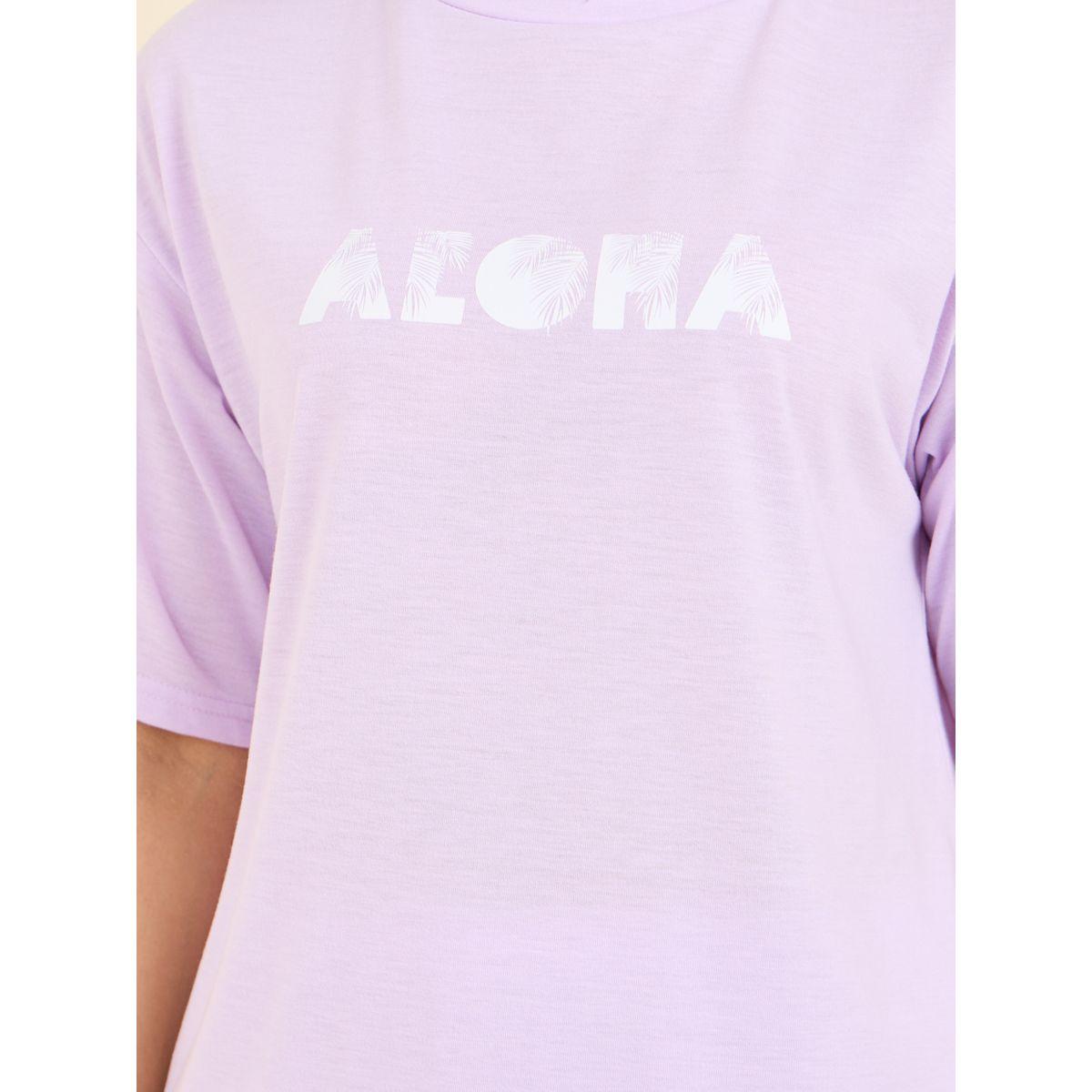 Styli Unwind Aloha Graphic Print Drop Shoulder T-shirt and Short Set-women-clothing-nightwear-pyjamas-shortsets-image-3
