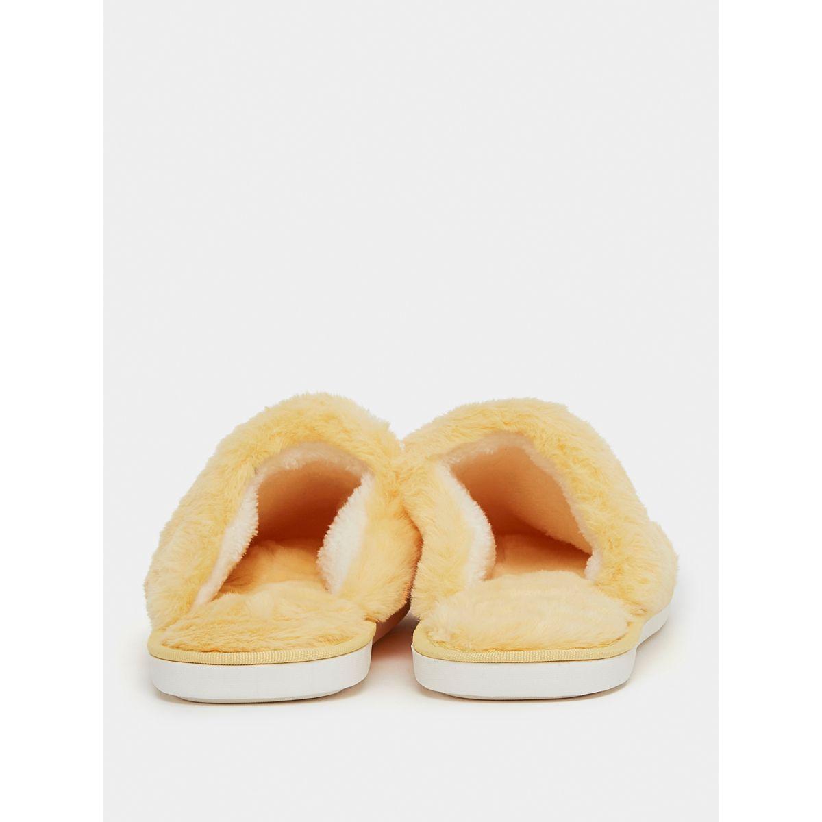 Styli Embroidered Flower Fluffy Bedroom Slippers-women-shoes-bedroomslippers-image-4
