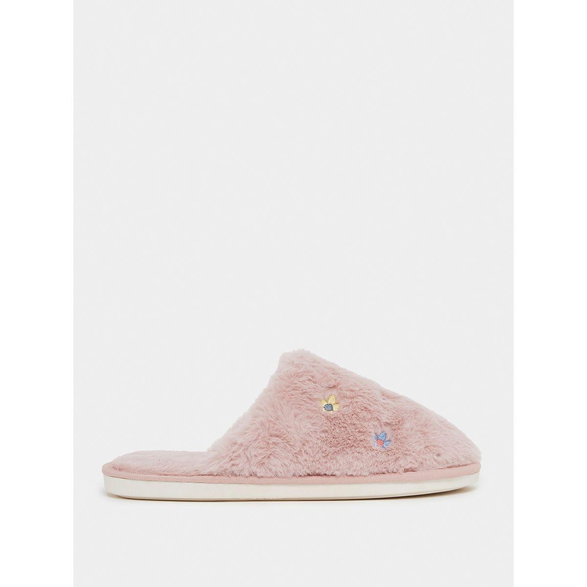 Styli Embroidered Flower Bedroom Slippers-women-shoes-bedroomslippers-image-2
