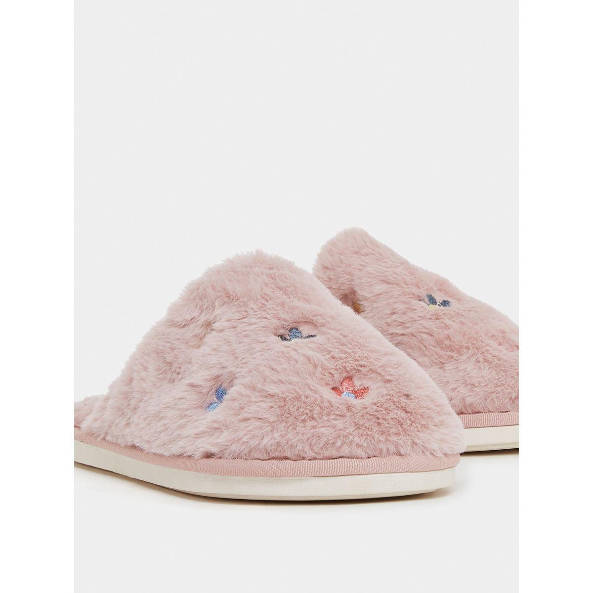 Styli Embroidered Flower Bedroom Slippers-women-shoes-bedroomslippers-image-4