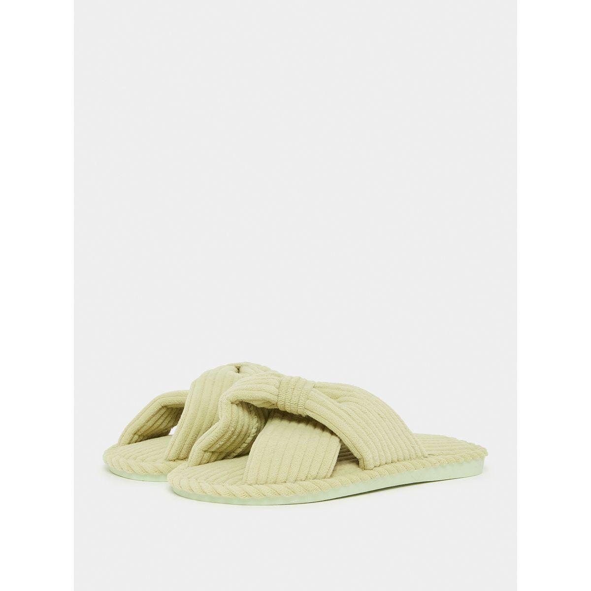 شبشب غرفة نوم مزين بربطة فيونكة-women-shoes-bedroomslippers-image-5