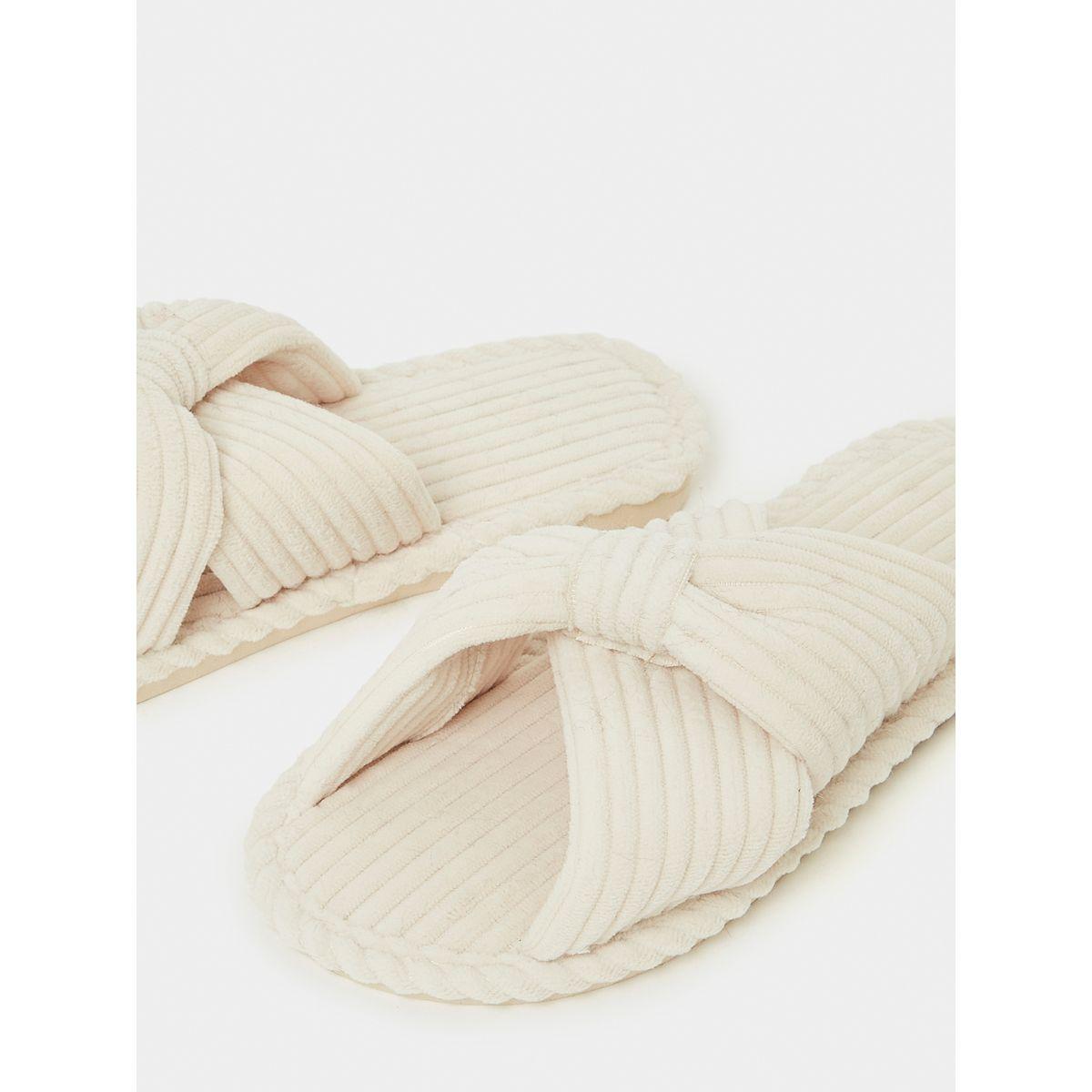 شبشب غرفة نوم مزين بربطة فيونكة-women-shoes-bedroomslippers-image-4