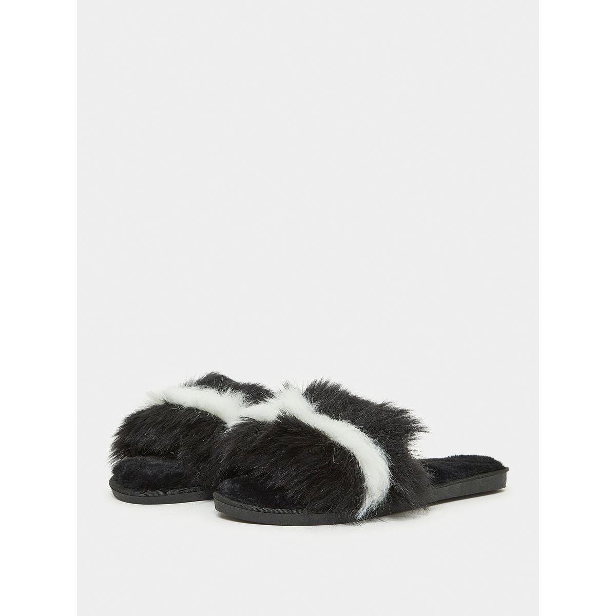 Styli Faux Fur Fluff Bedroom Slippers-women-shoes-bedroomslippers-image-3