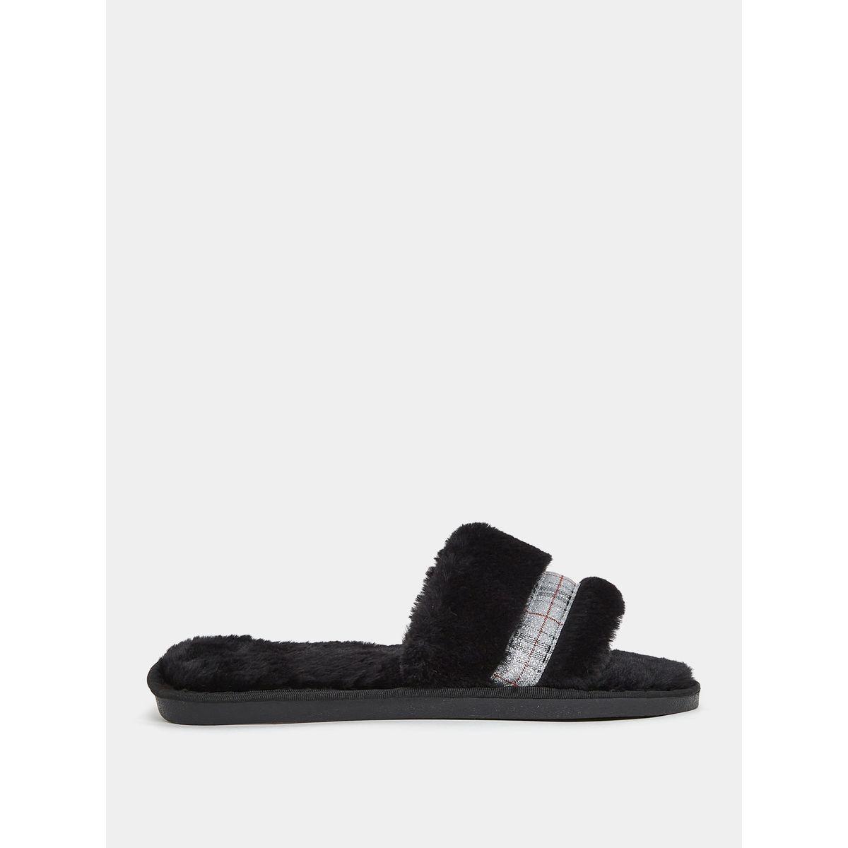 شبشب غرفة نوم بفرو صناعي-women-shoes-bedroomslippers-image-1