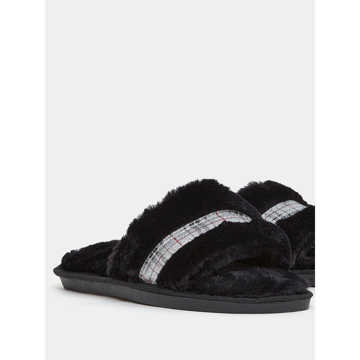 شبشب غرفة نوم بفرو صناعي-women-shoes-bedroomslippers-image-3