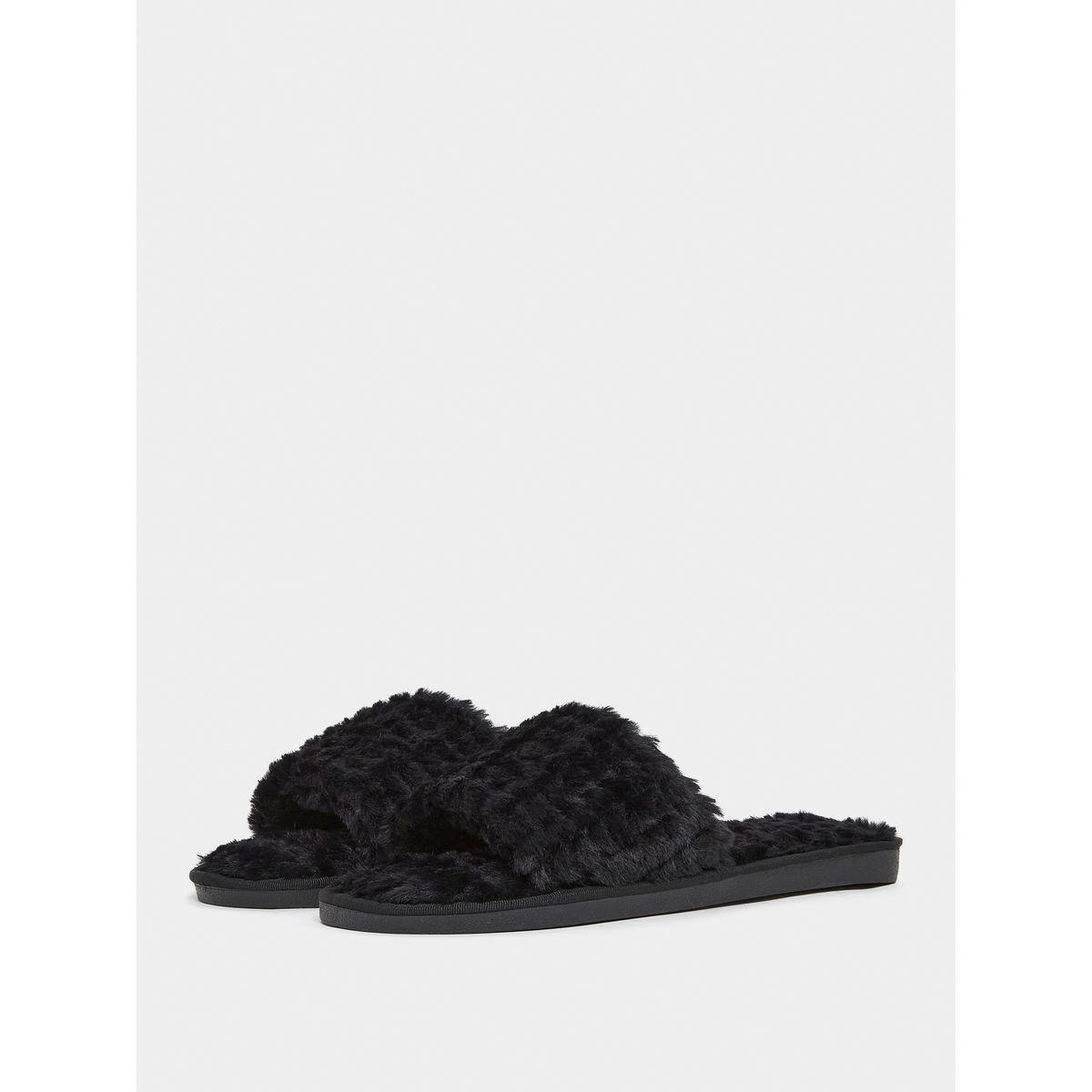 Styli Ribbed Strap Bedroom Slippers-women-shoes-bedroomslippers-image-3