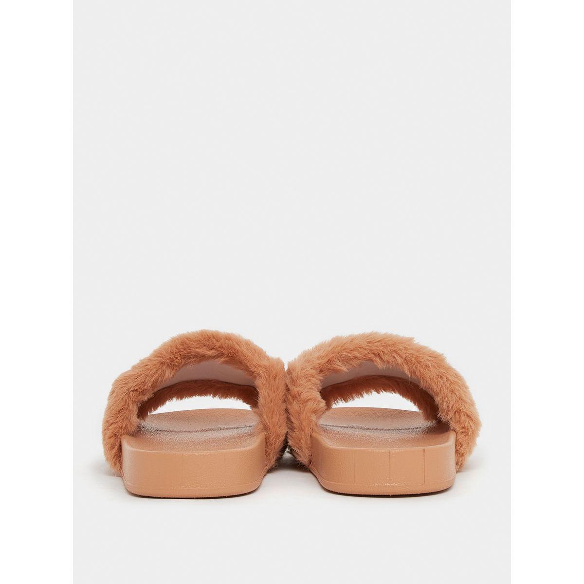 Styli Faux Fur Bedroom Slippers-women-shoes-bedroomslippers-image-5