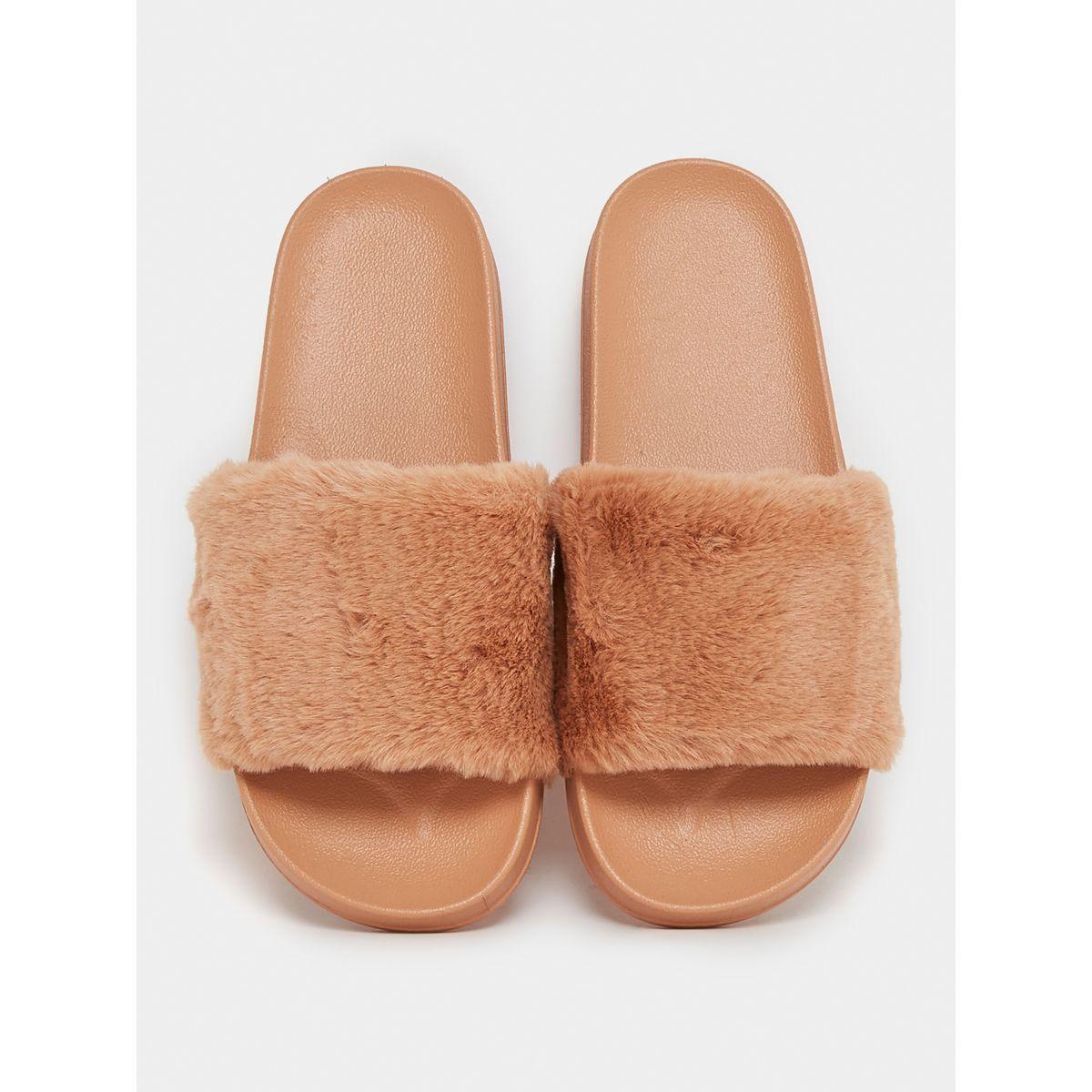 Styli Faux Fur Bedroom Slippers-women-shoes-bedroomslippers-image-6