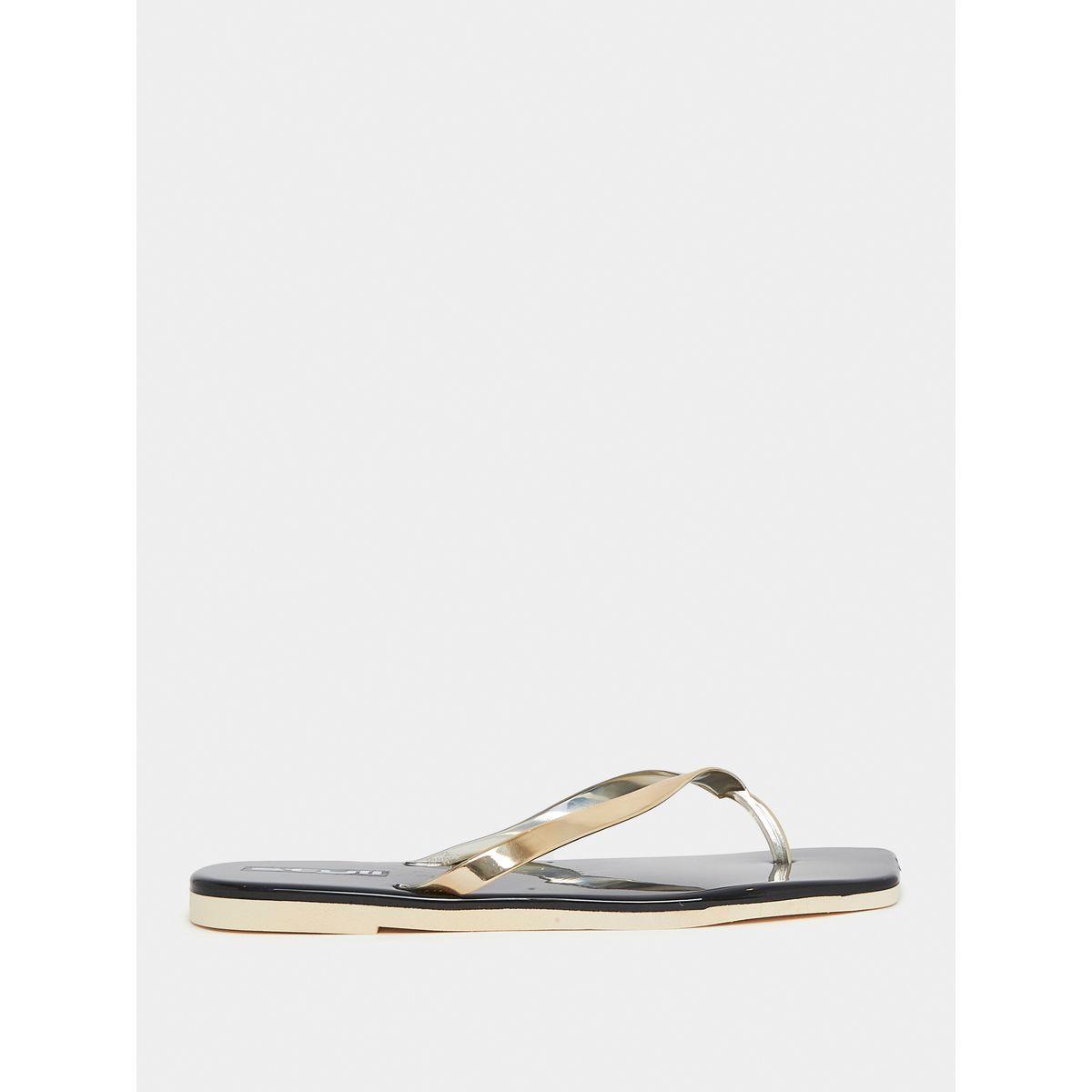 Styli Shiny Strap Slippers-women-shoes-flipflopsandslides-image-1
