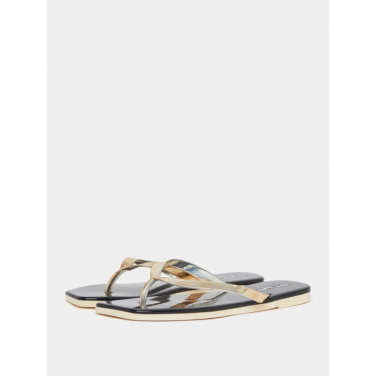 Styli Shiny Strap Slippers-women-shoes-flipflopsandslides-image-2