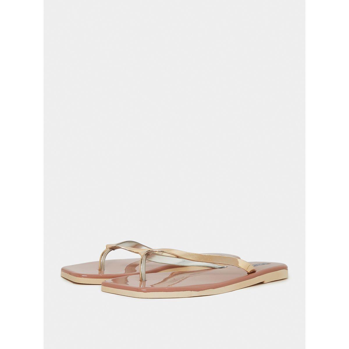 Styli Shiny Strap Slippers-women-shoes-flipflopsandslides-image-2