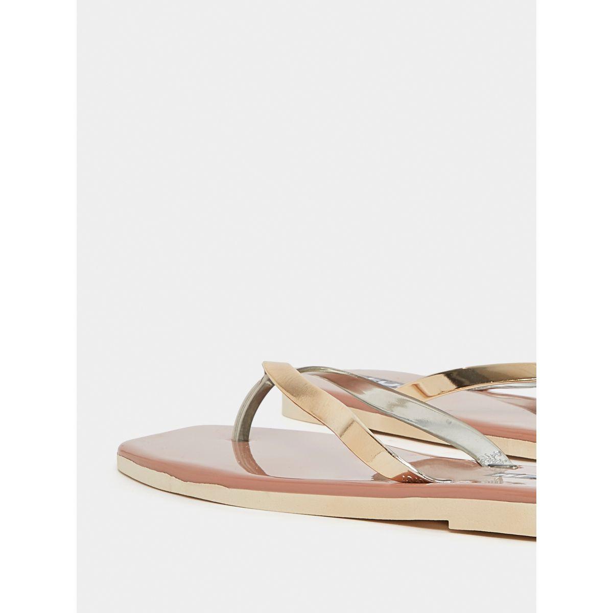 Styli Shiny Strap Slippers-women-shoes-flipflopsandslides-image-3