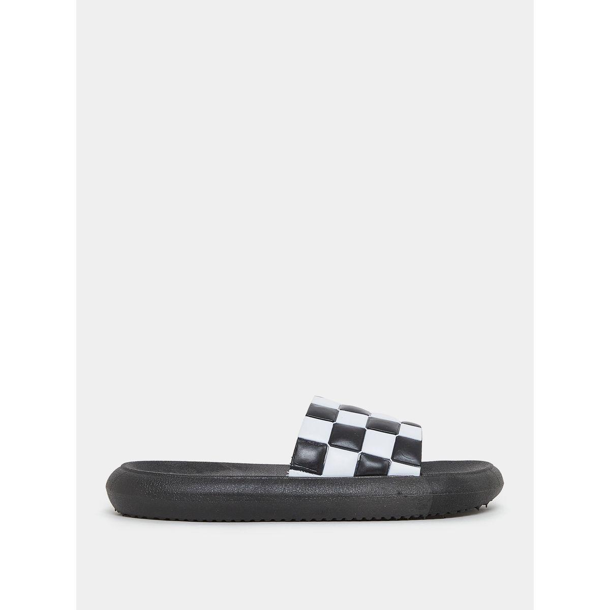 Styli Checkered Strap Sides-women-shoes-flipflopsandslides-image-2