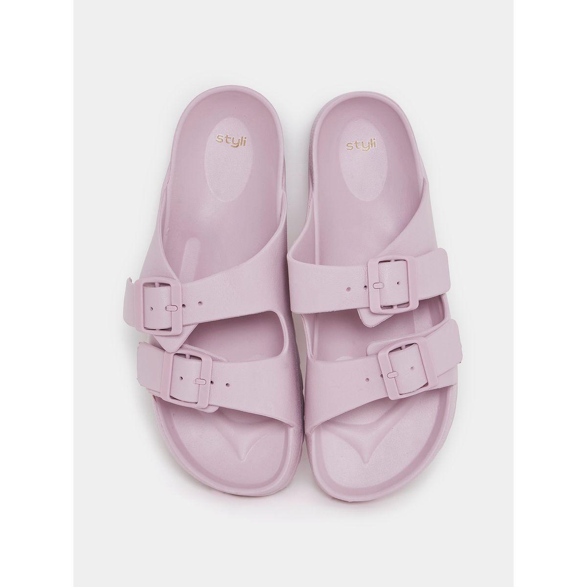 Styli Double Buckle Strap Slides-women-shoes-flipflopsandslides-image-5