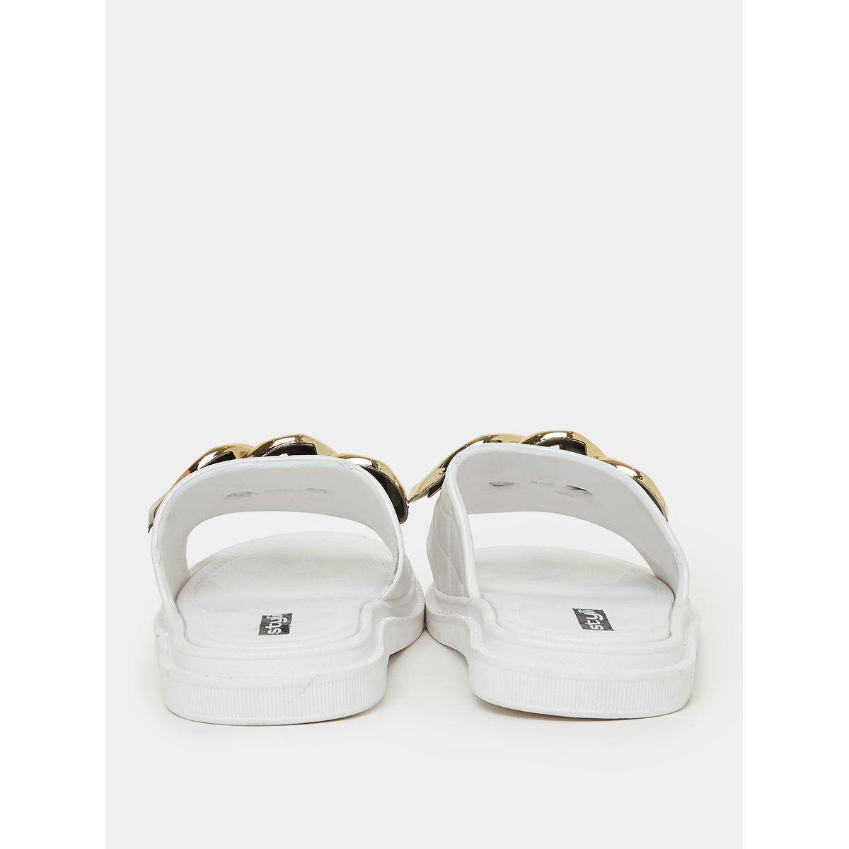 Styli Chain Accent Strap Slides-women-shoes-flipflopsandslides-image-5