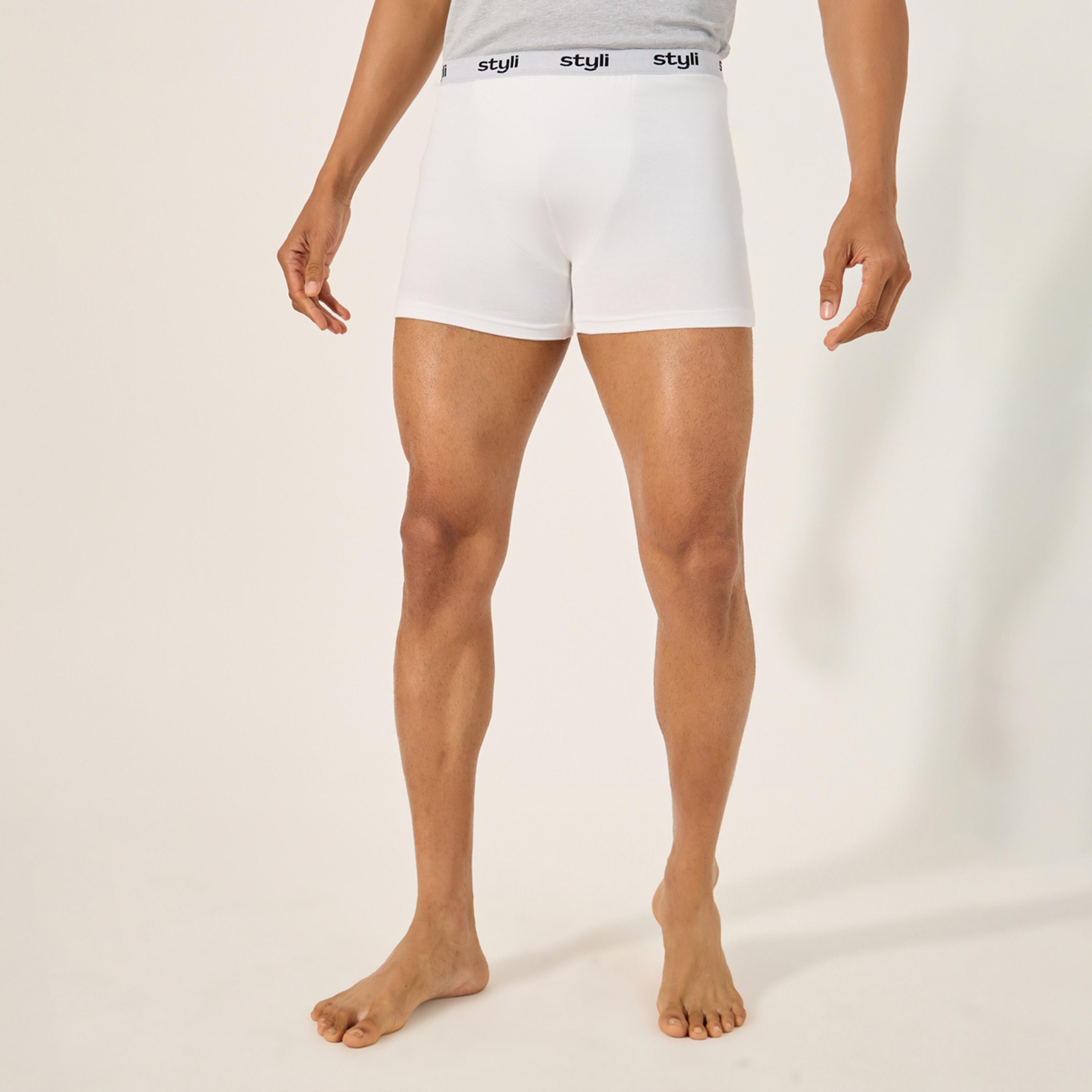 ستايلي-  عبوة من 5 قطع - بنطال داخلي ساد مطاطي قطن-men-clothing-innerwear-underwear-image-6