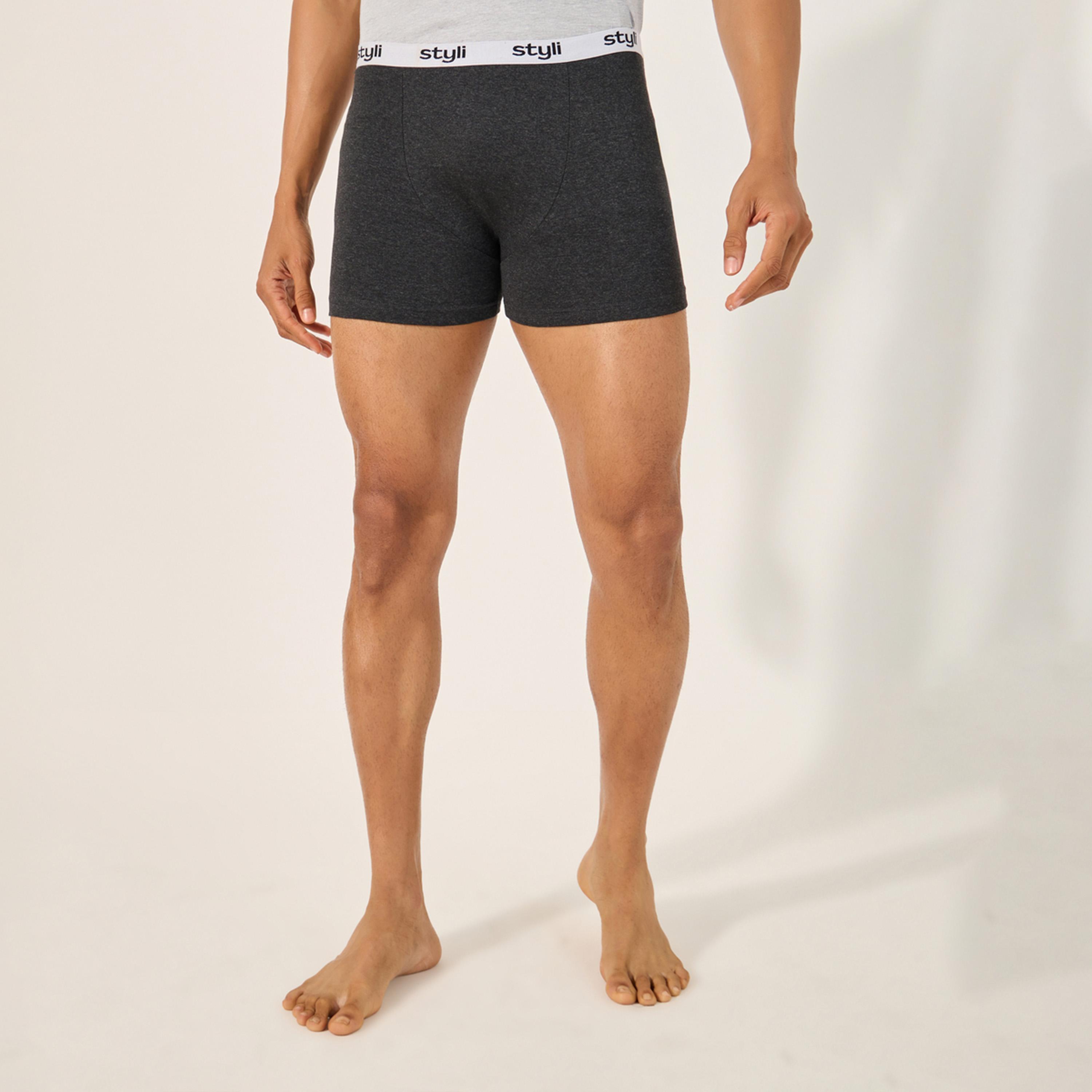 ستايلي-  عبوة من 5 قطع - بنطال داخلي ساد مطاطي قطن-men-clothing-innerwear-underwear-image-7