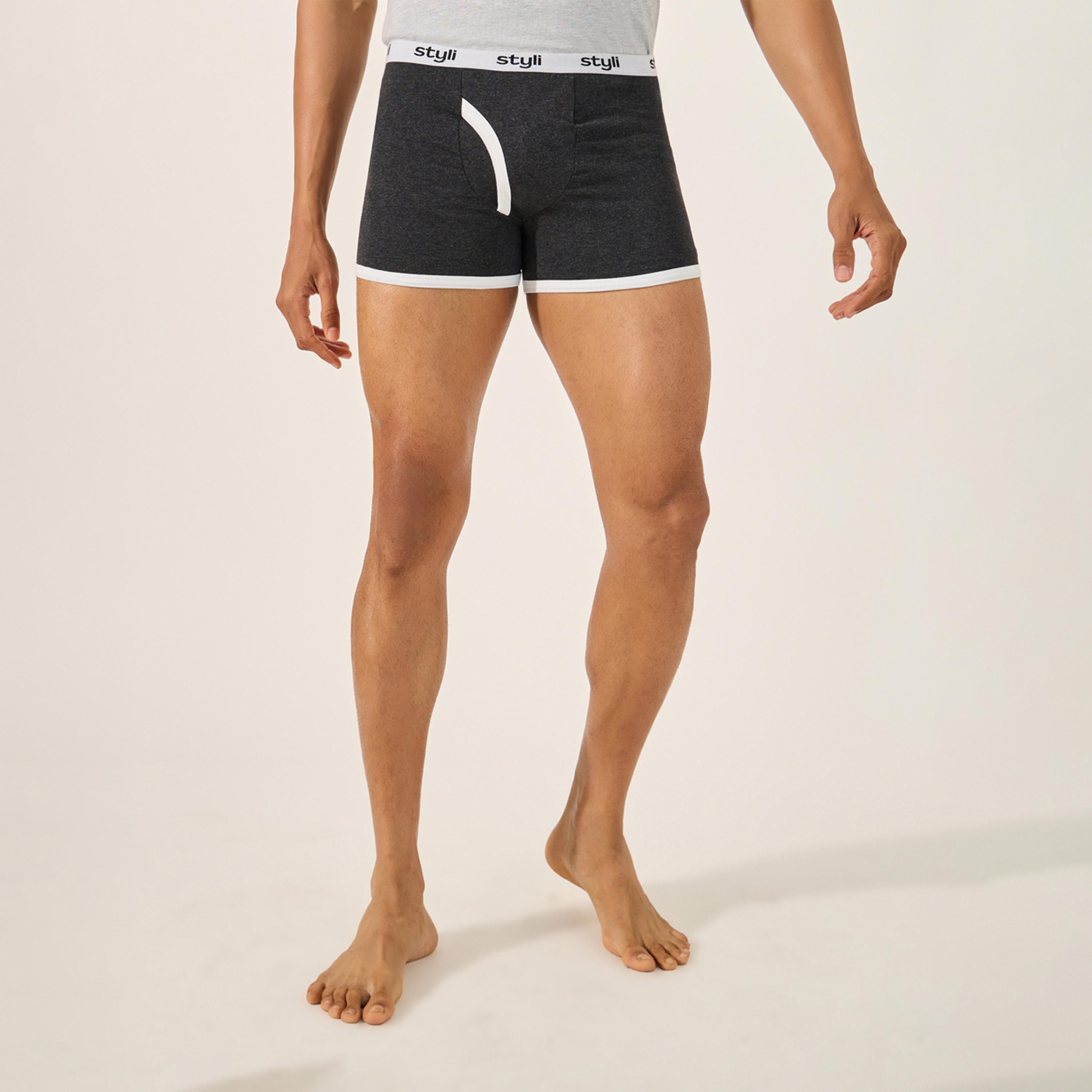 Styli Set of 3 - Cotton Stretch Long Trunks-men-clothing-innerwear-underwear-image-2