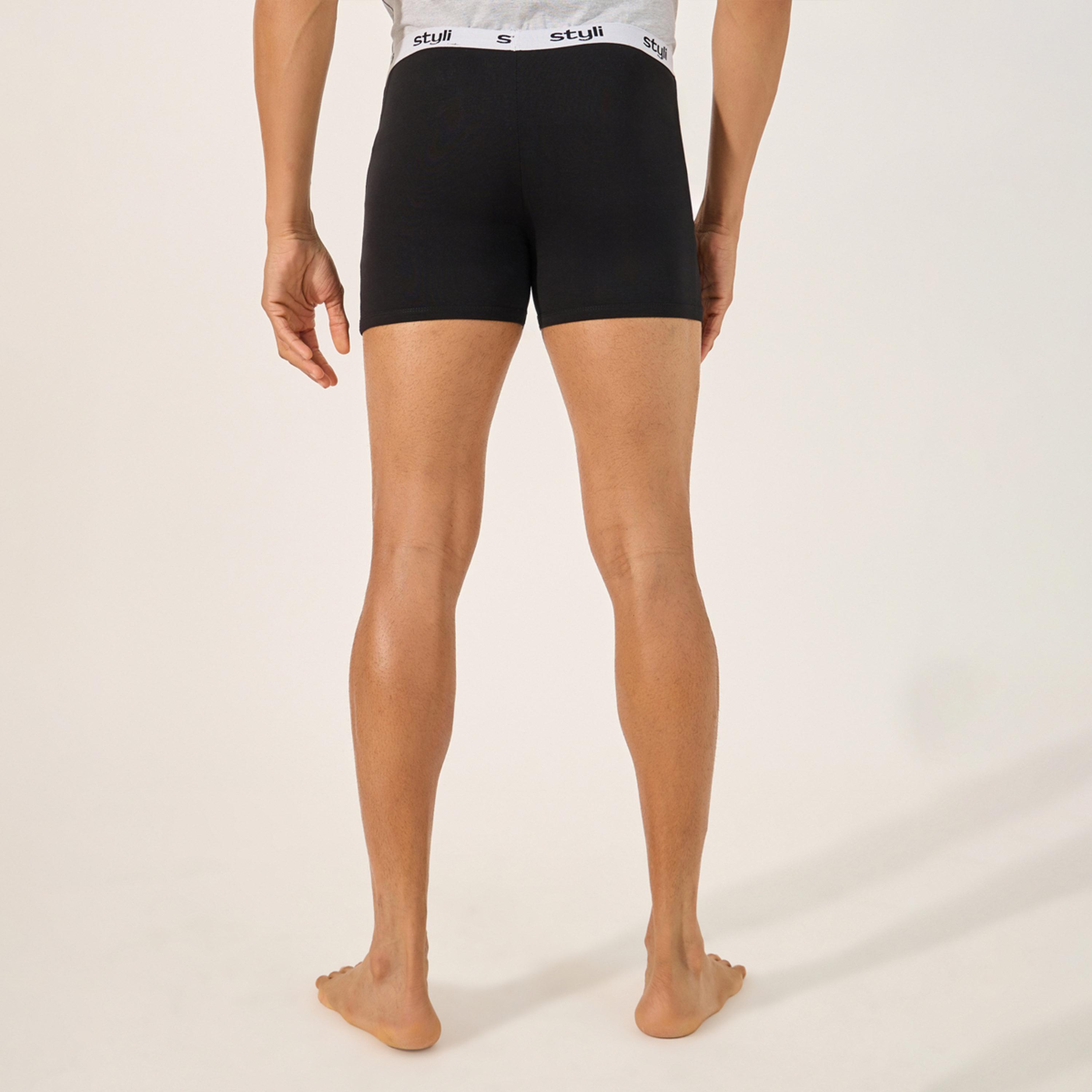 ستايلي - طقم من قطعتين - سروال داخلي طويل من القطن المطاطي-men-clothing-innerwear-underwear-image-5