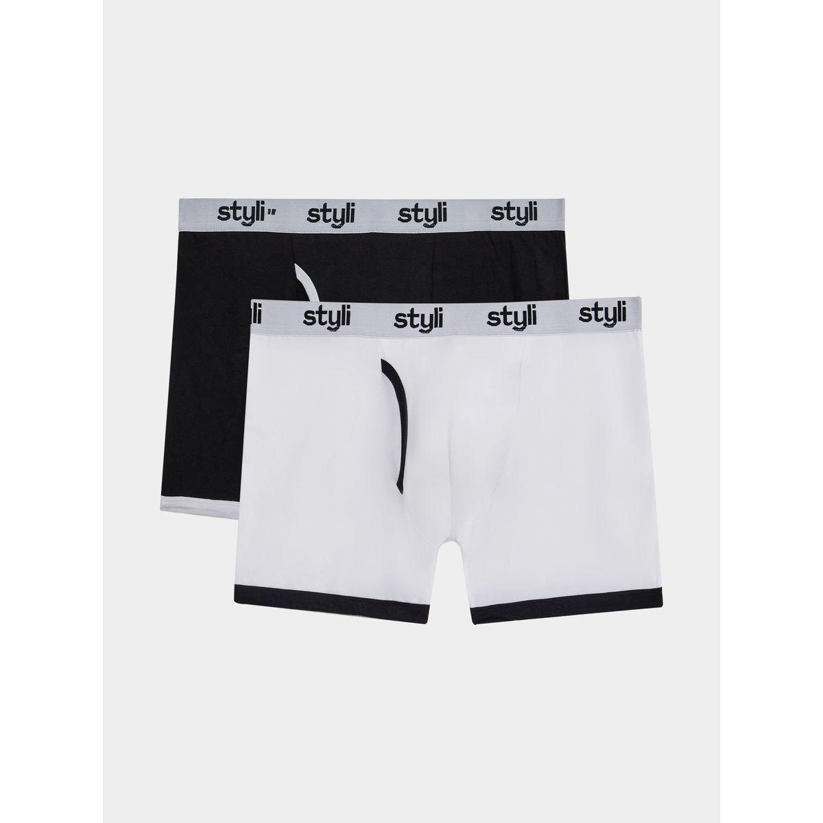مجموعة من 2 سروال داخلي بتفاصيل مُتباينة-men-clothing-innerwear-underwear-image-1