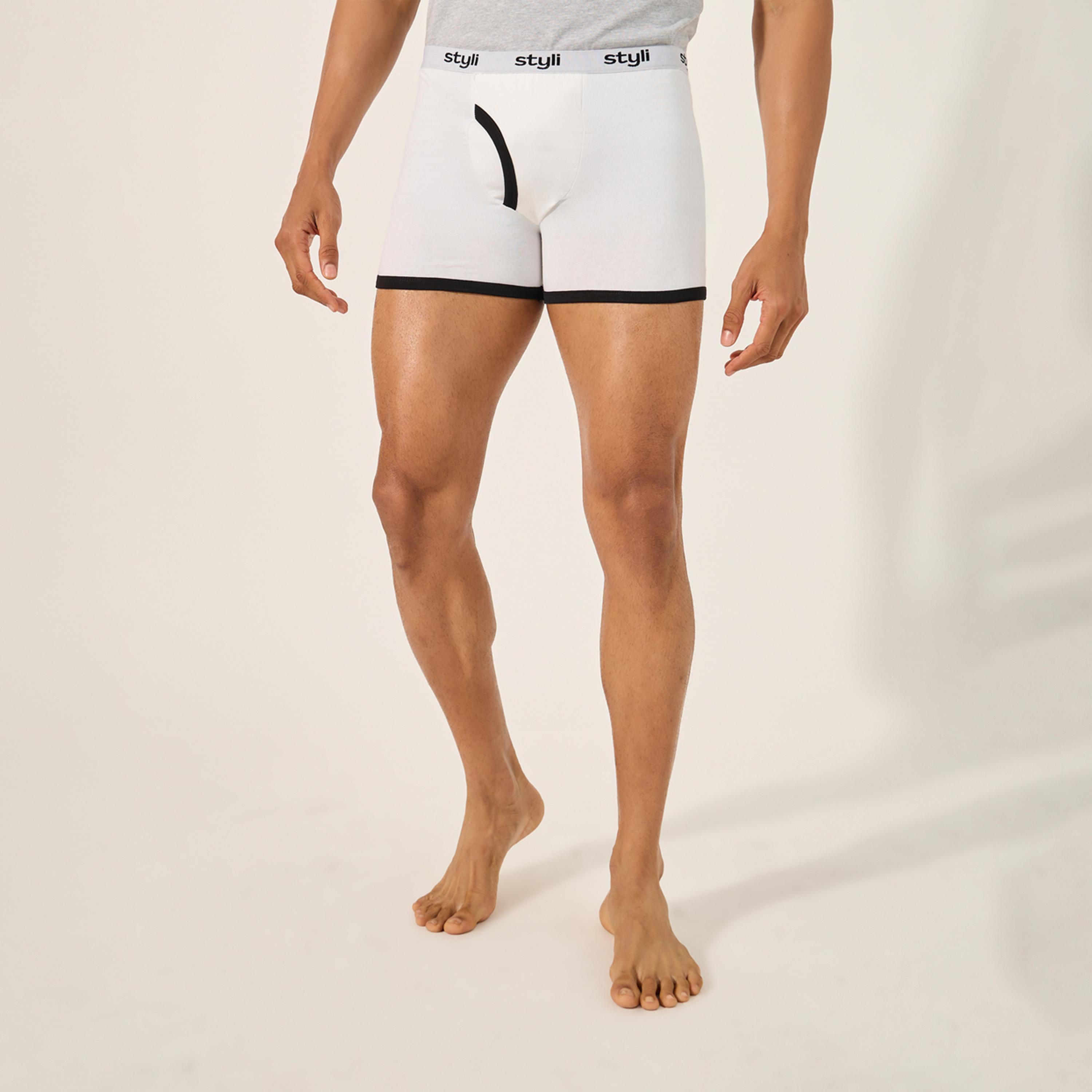 Styli Set of 2 - Cotton Stretch Long Trunks-men-clothing-innerwear-underwear-image-2
