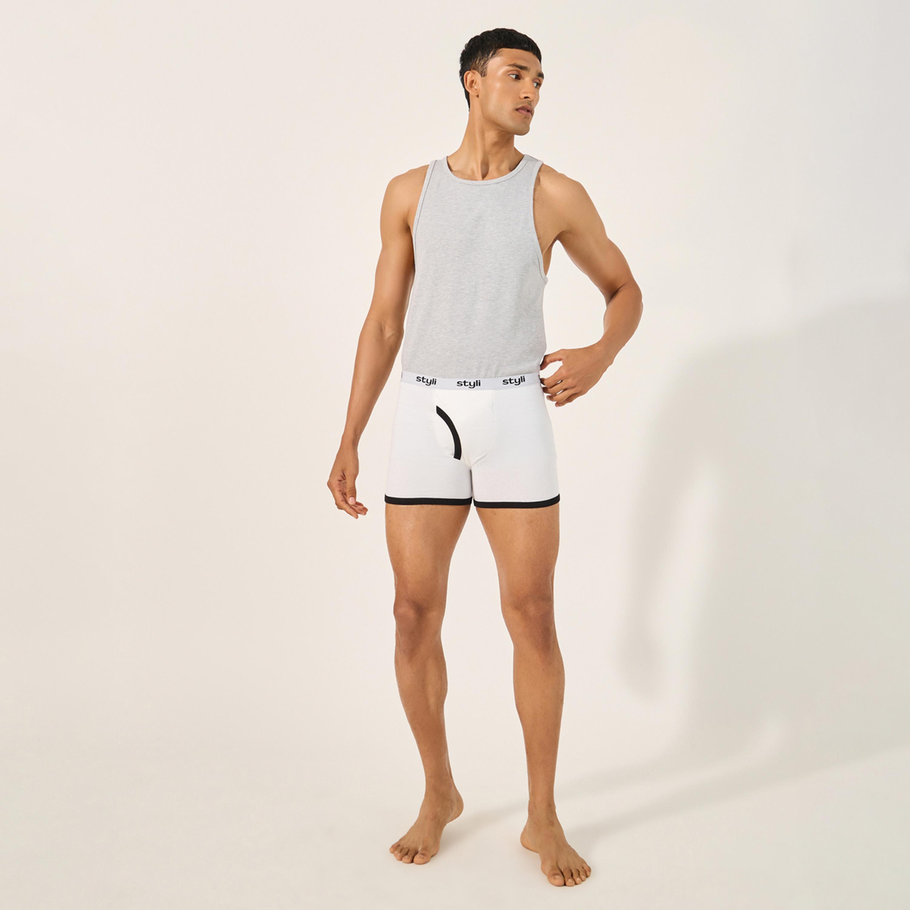 Styli Set of 2 - Cotton Stretch Long Trunks-men-clothing-innerwear-underwear-image-3