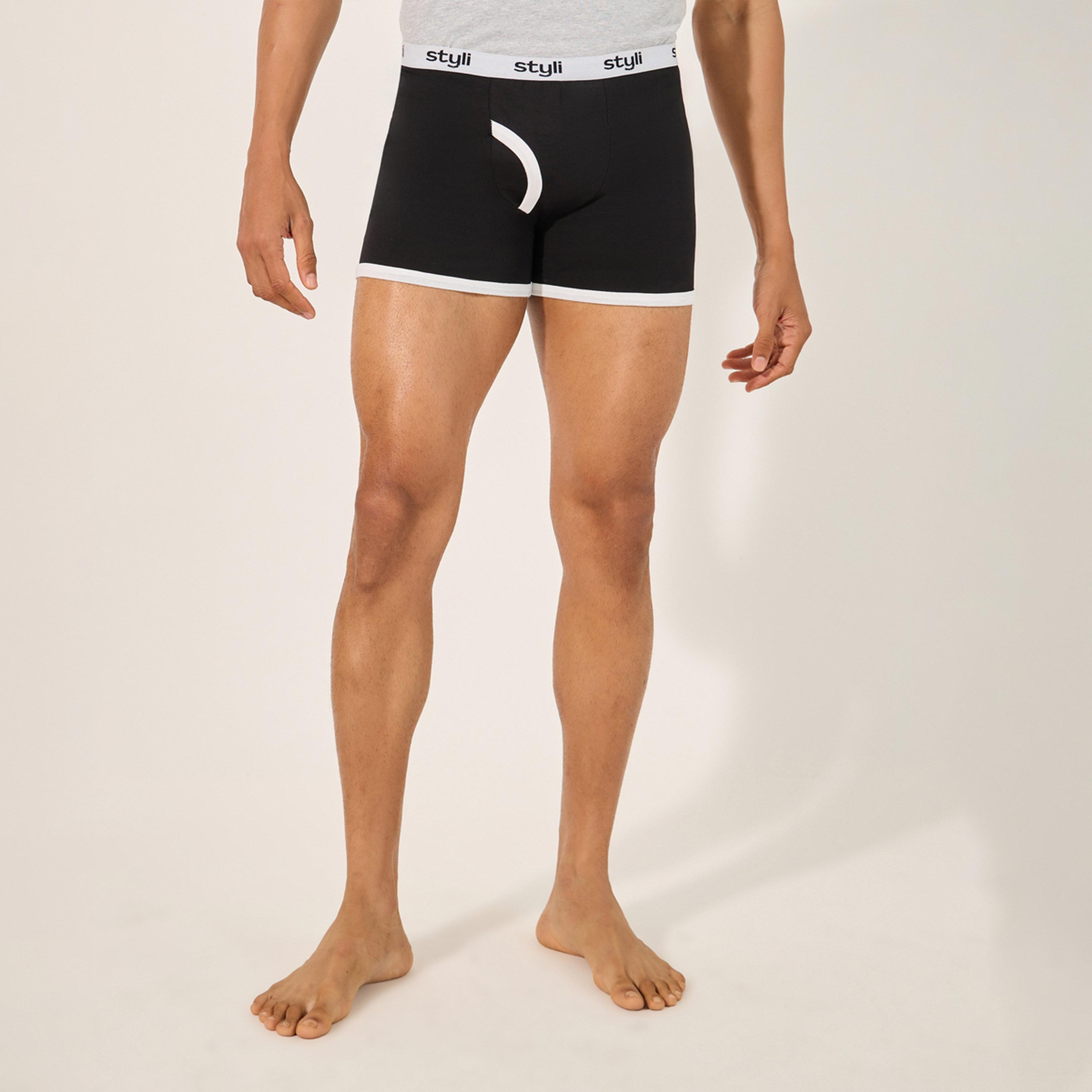 Styli Set of 2 - Cotton Stretch Long Trunks-men-clothing-innerwear-underwear-image-6