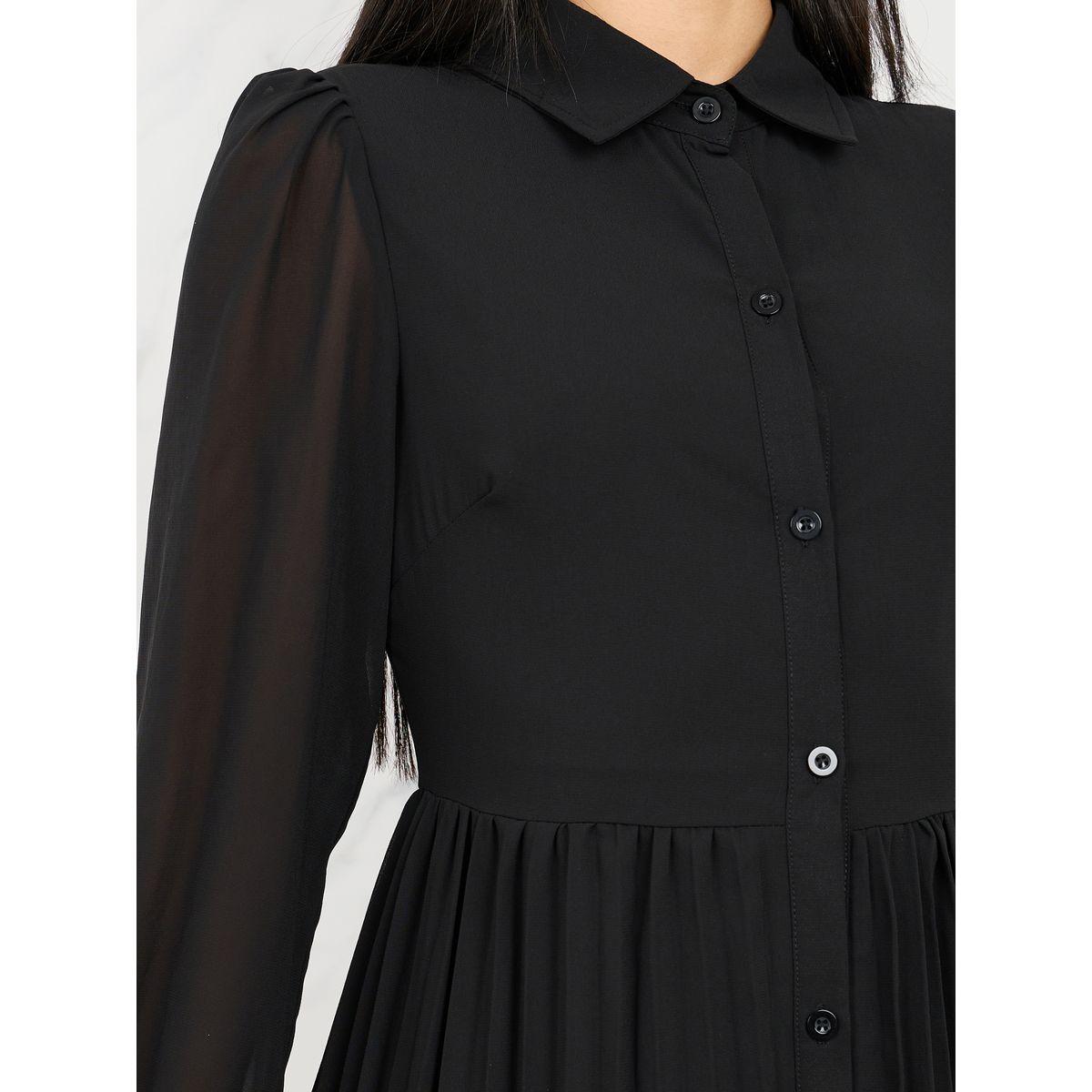 فستان طويل بحافة واسعة وكسرات-women-clothing-dresses-image-3