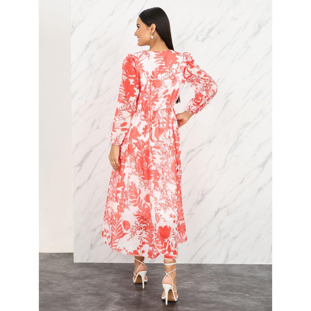 Styli Floral Print Chiffon A-Line Midi Dress-women-clothing-dresses-image-4