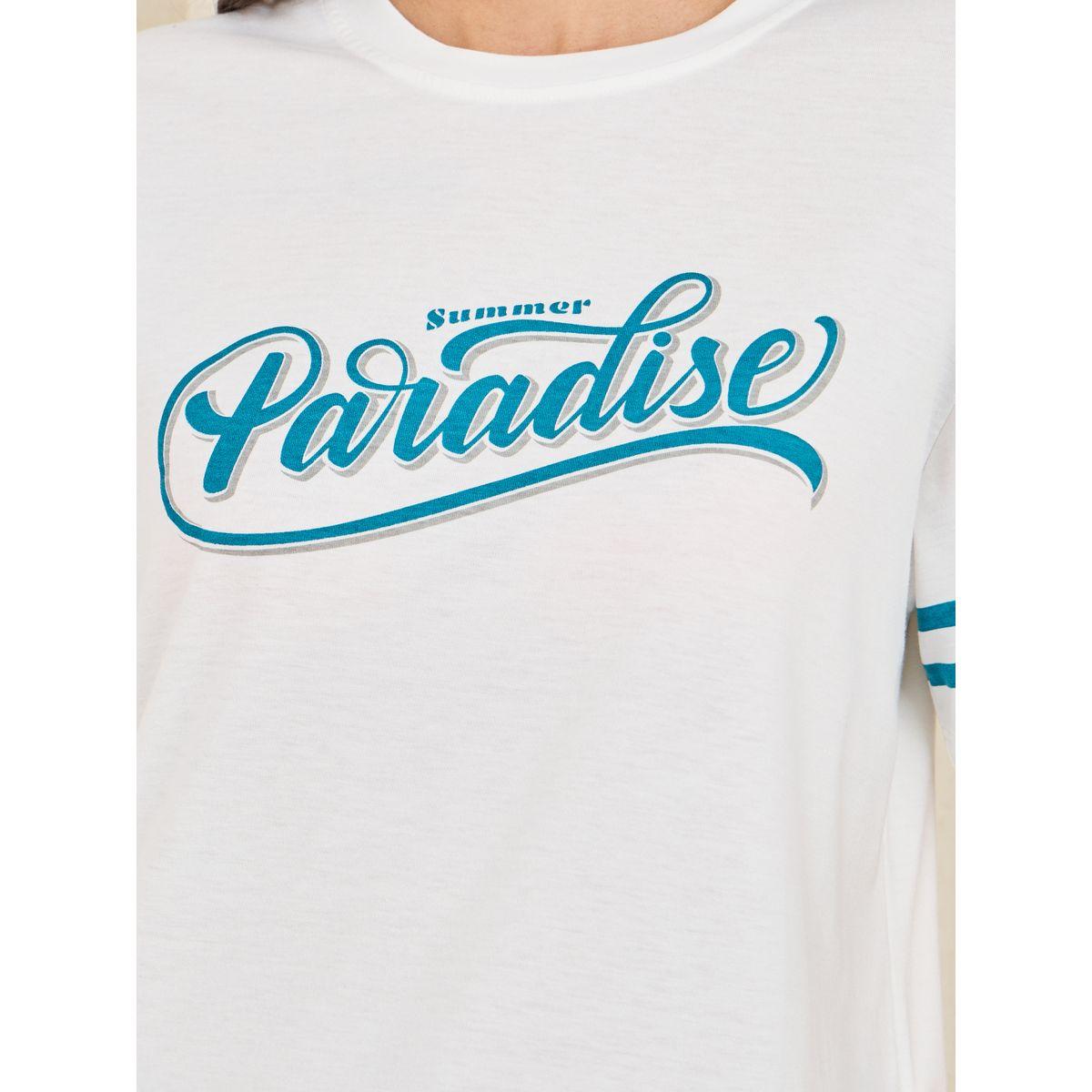 Styli Unwind Paradise Print Striped Drop Shoulder Sleeves T-shirt and Cuff Pyjama Set-women-clothing-nightwear-pyjamas-longsets-image-3
