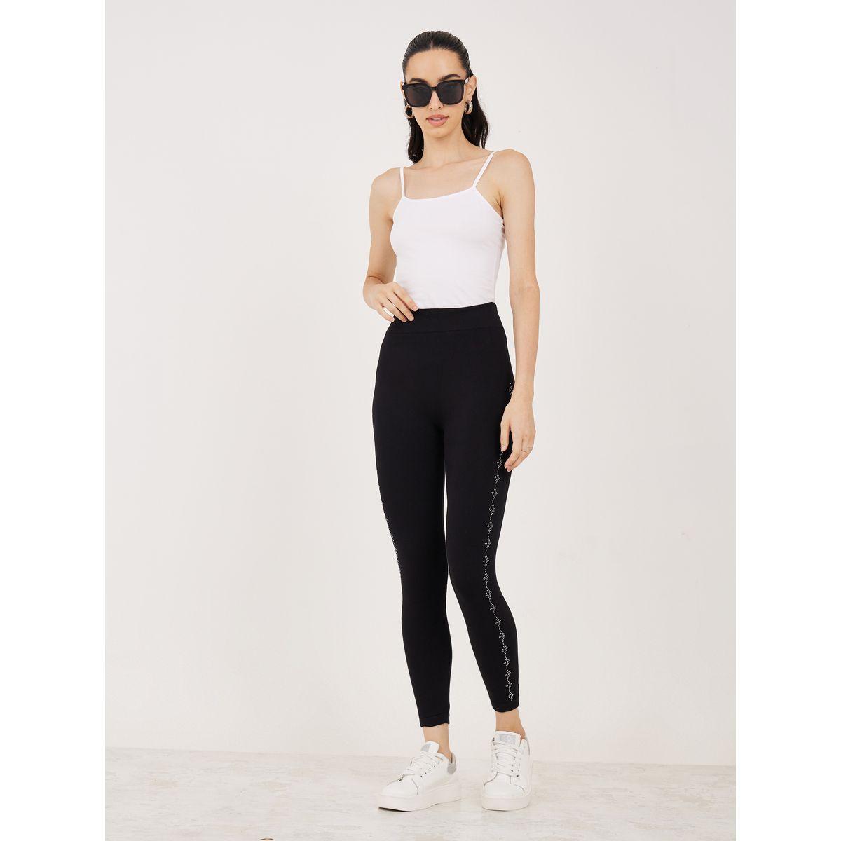 Styli Studded Side Detail Seamless Leggings-women-clothing-bottoms-leggings-image-2