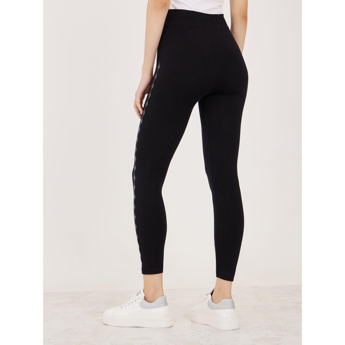 Styli Studded Side Detail Seamless Leggings-women-clothing-bottoms-leggings-image-4