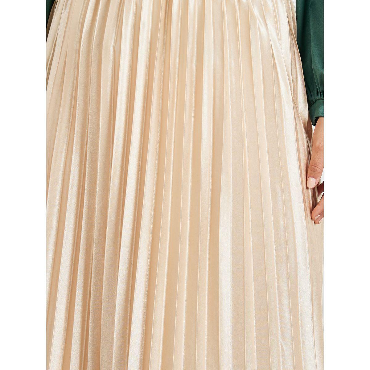 Styli Satin Elastic Waistband Pleated Midi Skirt-women-clothing-bottoms-skirts-image-3