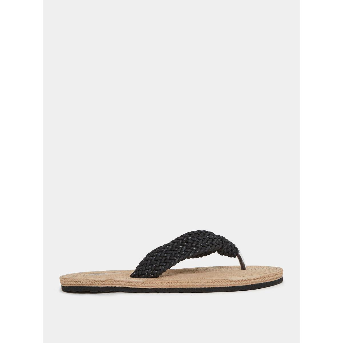 Styli Weave Textured Flip Flops-women-shoes-flipflopsandslides-image-2