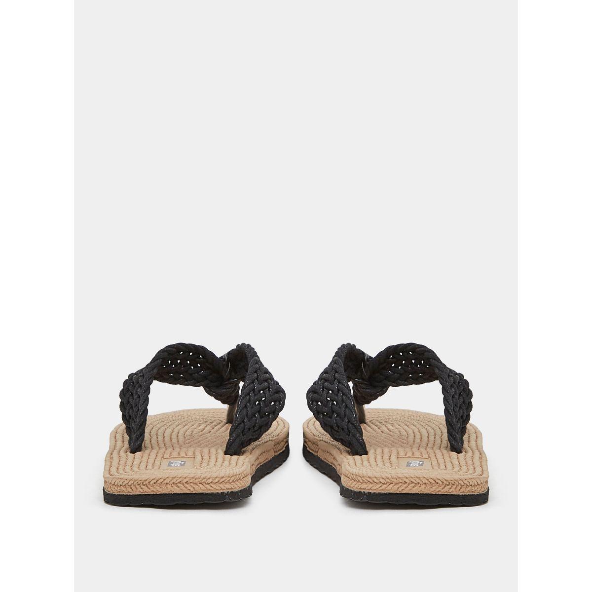 Styli Weave Textured Flip Flops-women-shoes-flipflopsandslides-image-5