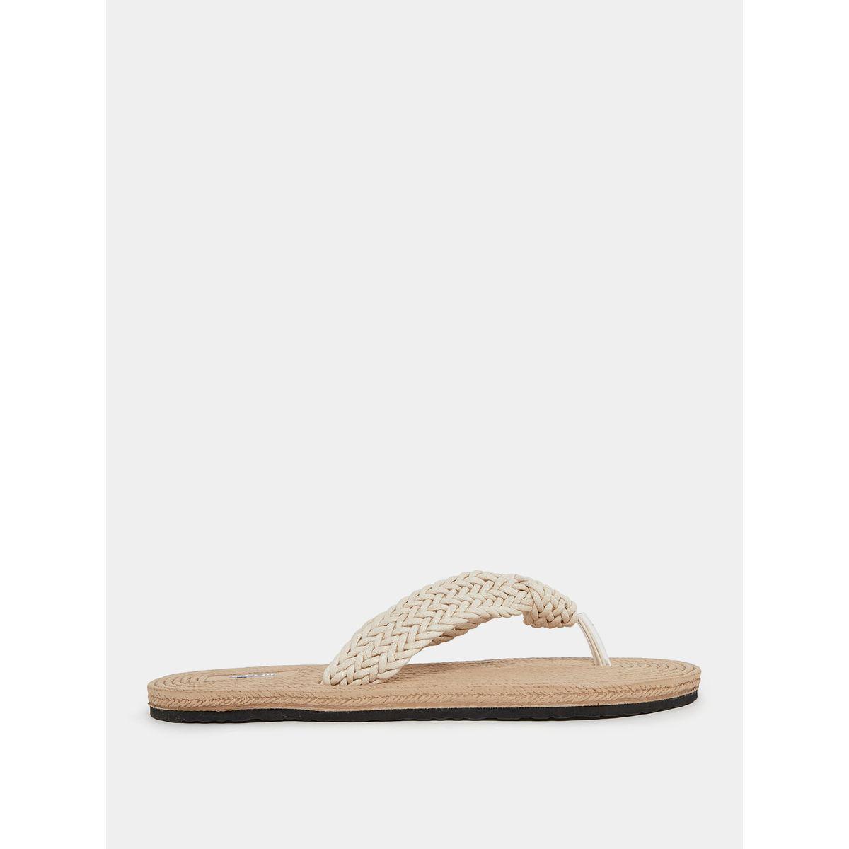 Styli Weave Textured Flip Flops-women-shoes-flipflopsandslides-image-2