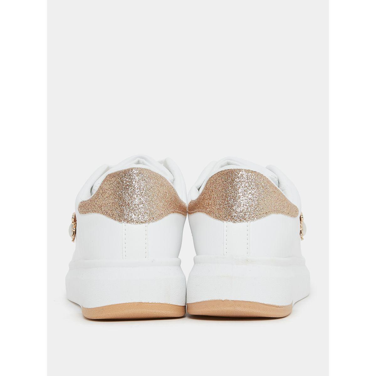 Styli Metal Butterfly Accent Lace Up Sneakers-women-shoes-sneakers-image-5