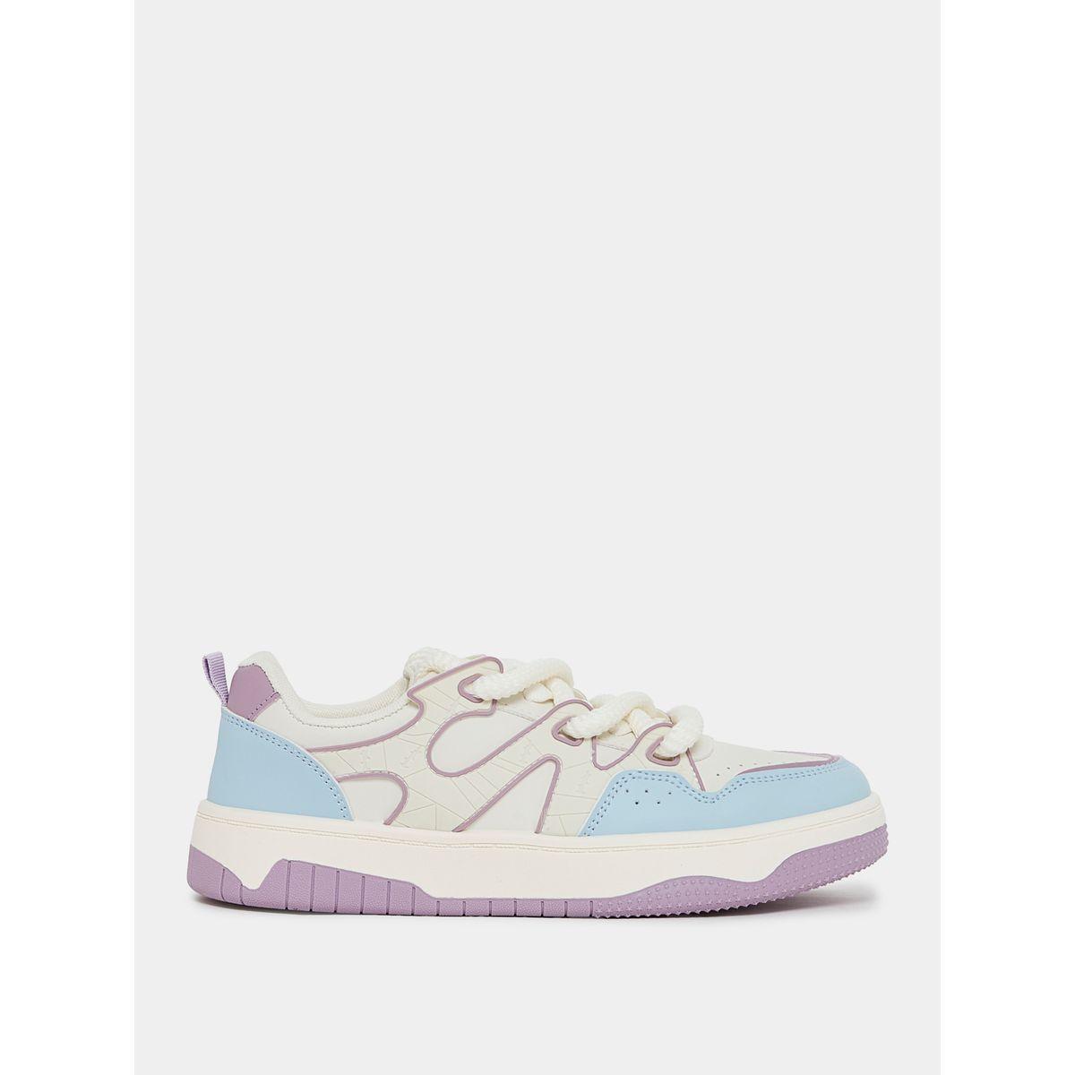 Styli Colorblock Lace Up Sneakers-women-shoes-sneakers-image-2