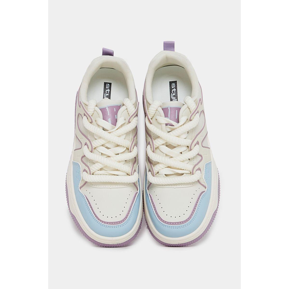 Styli Colorblock Lace Up Sneakers-women-shoes-sneakers-image-6