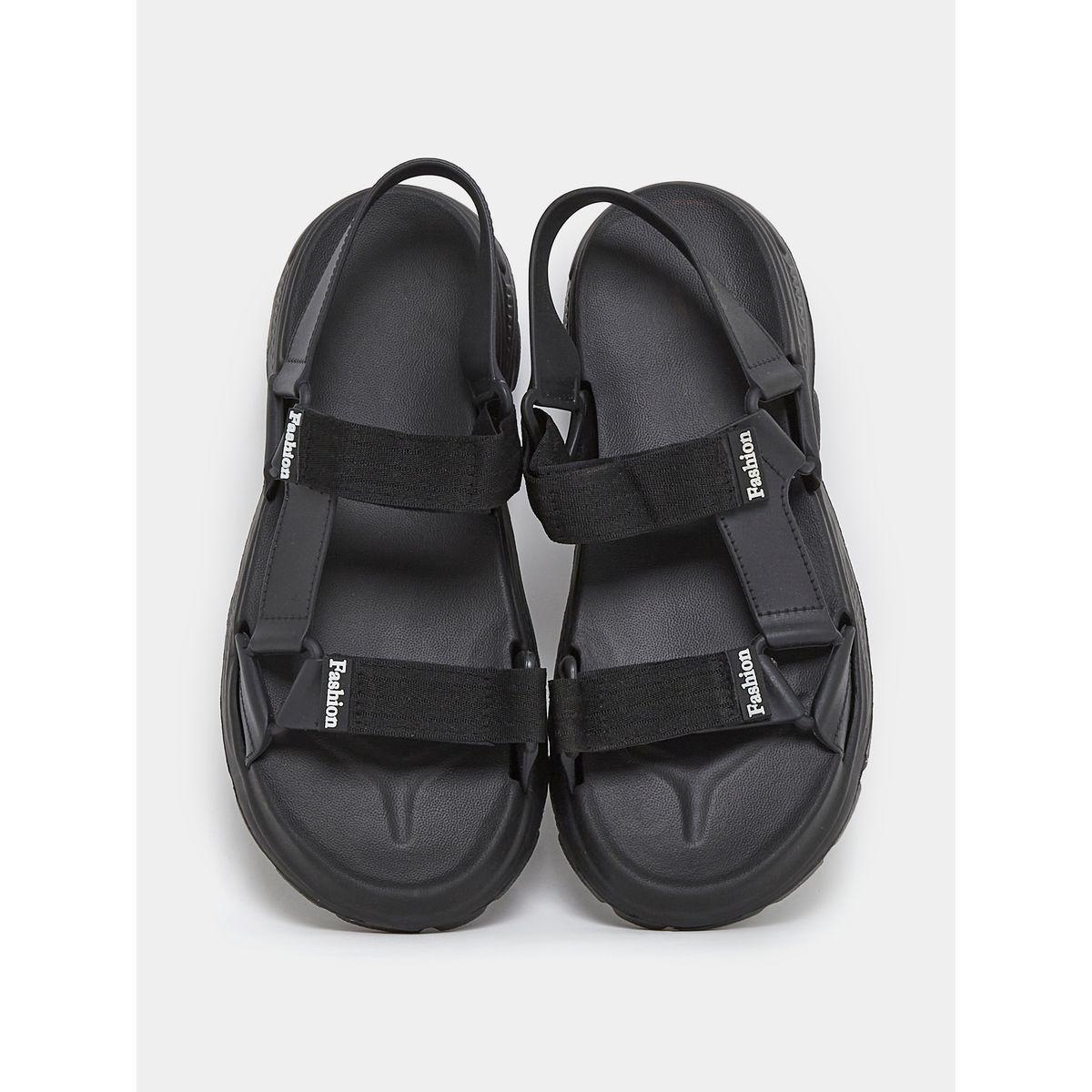 Styli Strappy Chunky Flat Sandals-women-shoes-sandals-flats-image-6